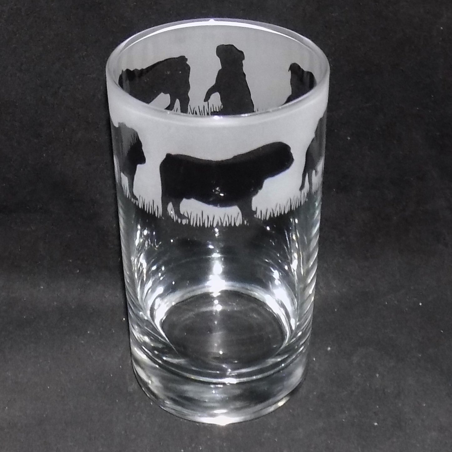 British Bulldog Tall Glass