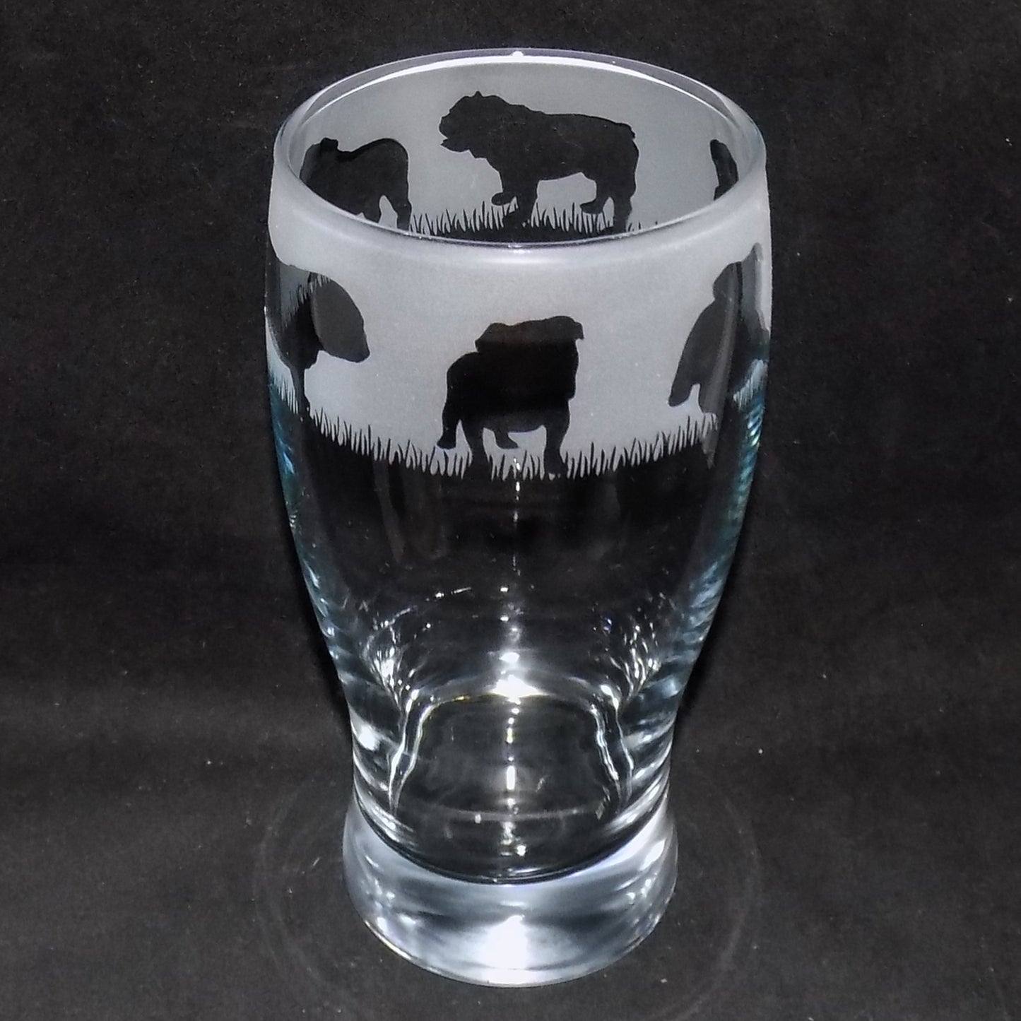 British Bulldog Pint Glass