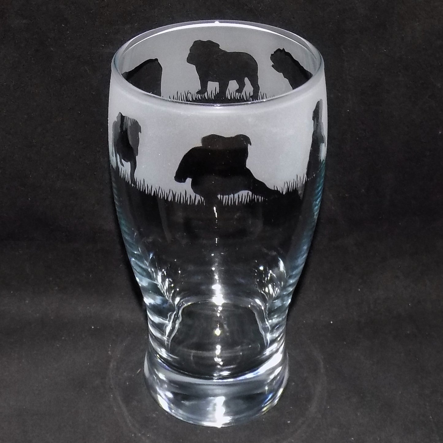 British Bulldog Pint Glass