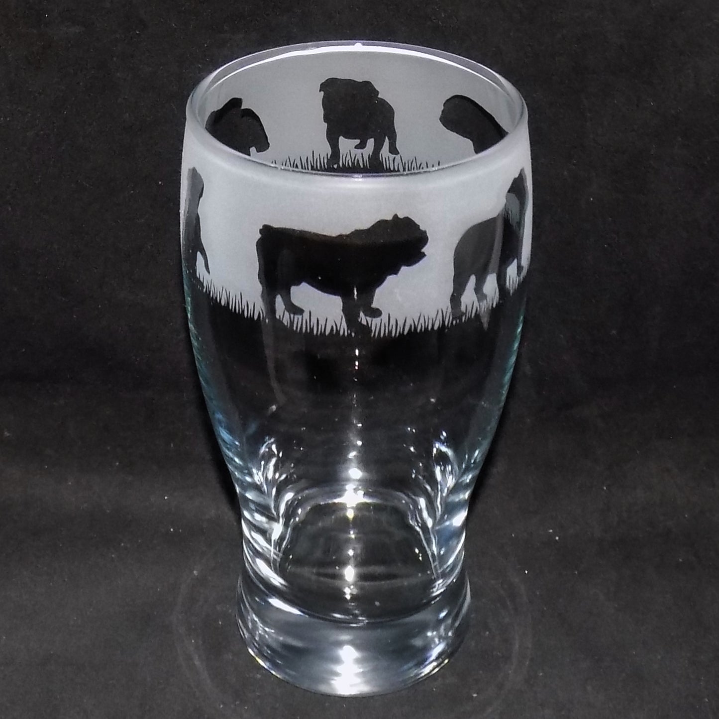 British Bulldog Pint Glass