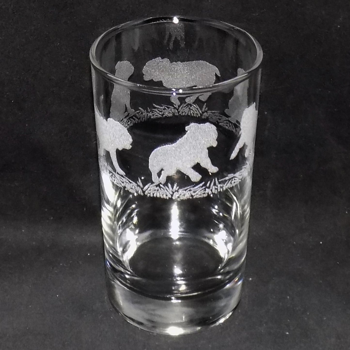 British Bulldog Tall Glass