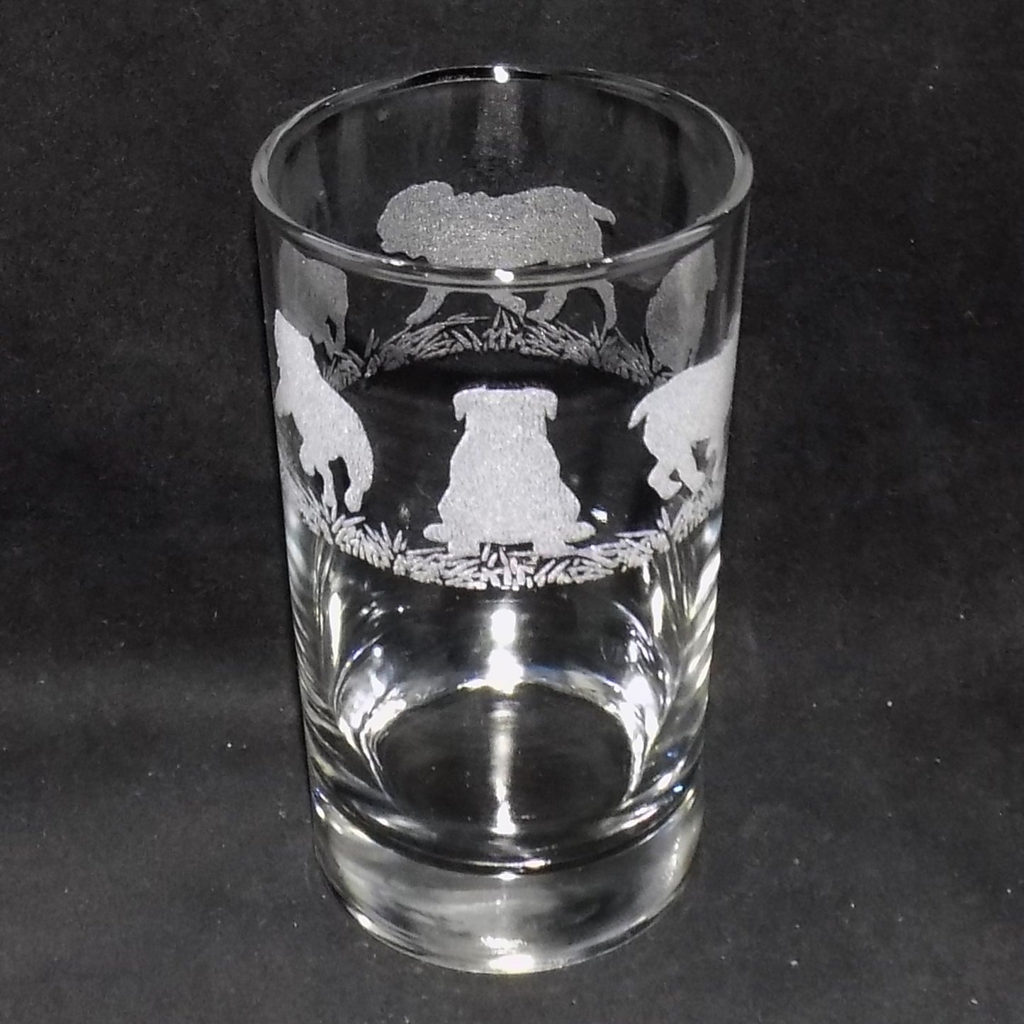 British Bulldog Tall Glass