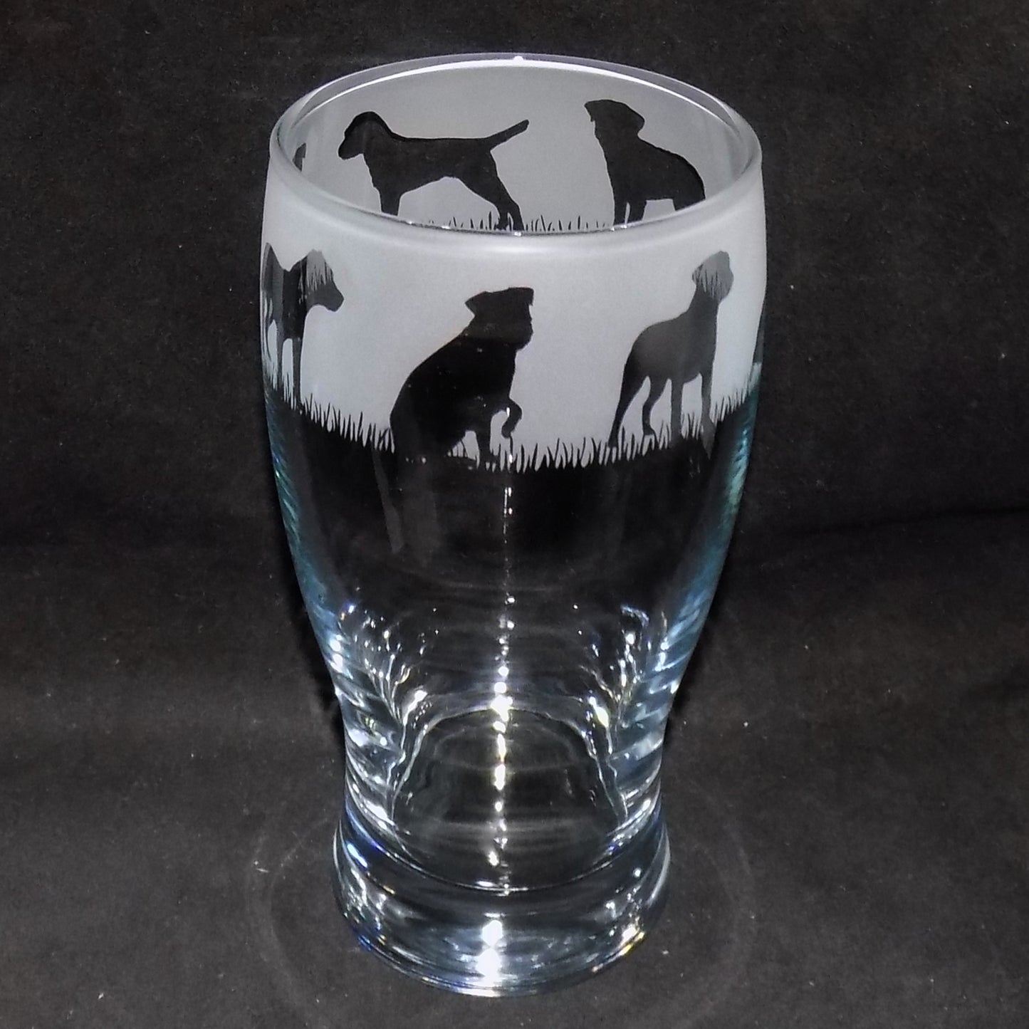 Border Terrier Pint Glass