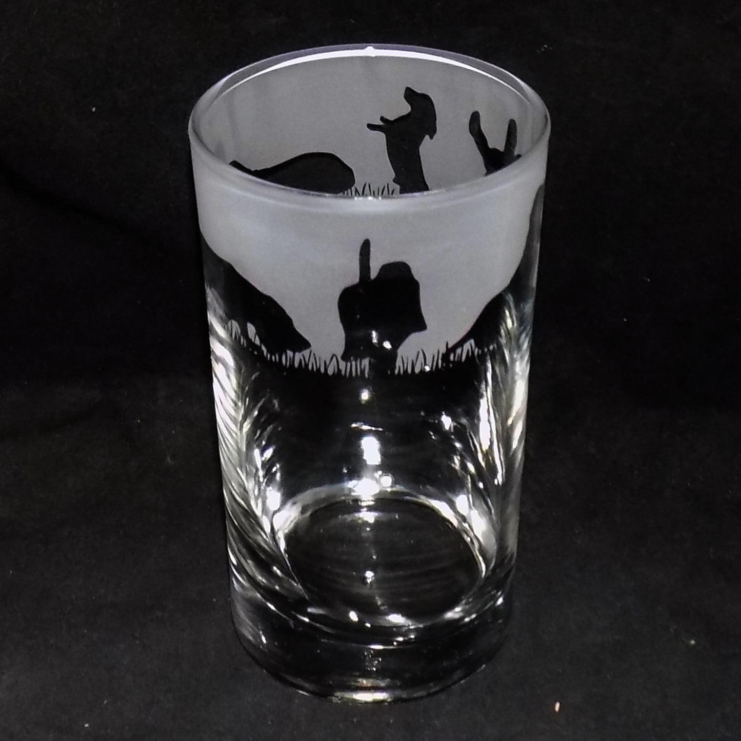 Basset Hound Tall Glass