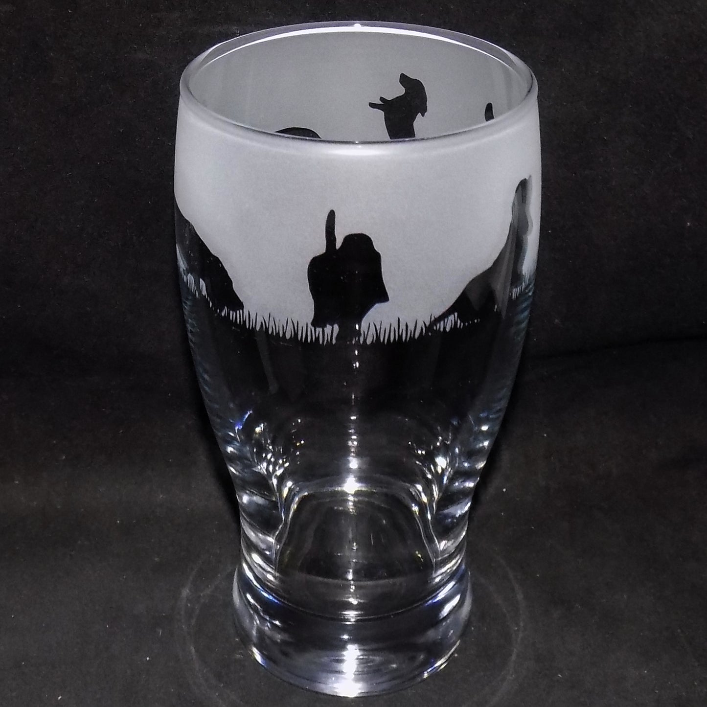 Basset Hound Pint Glass