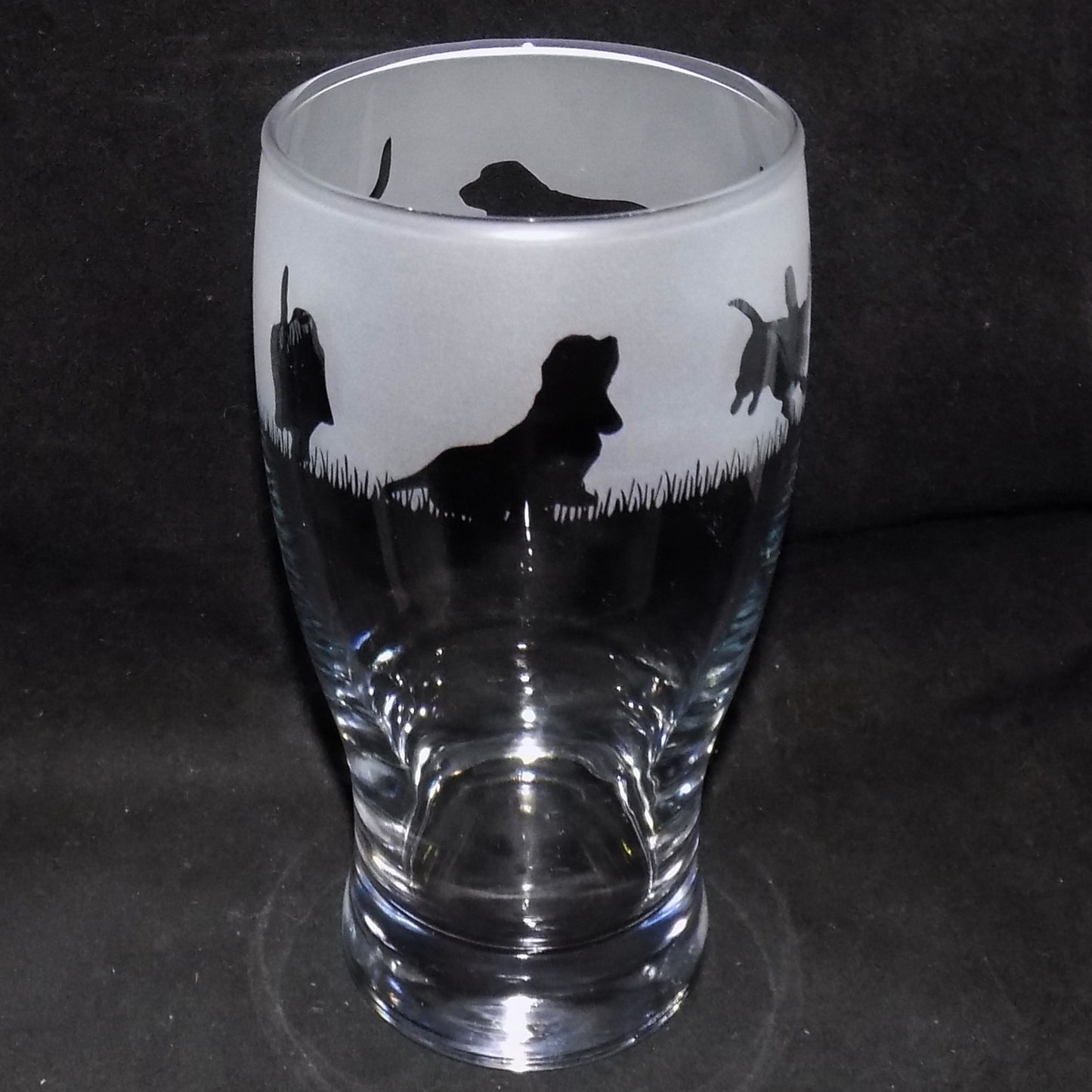 Basset Hound Pint Glass