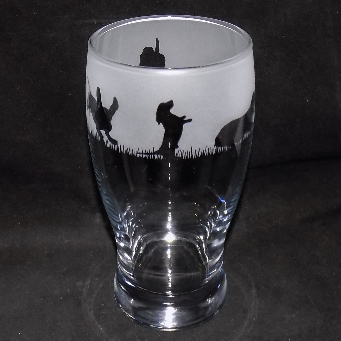 Basset Hound Pint Glass