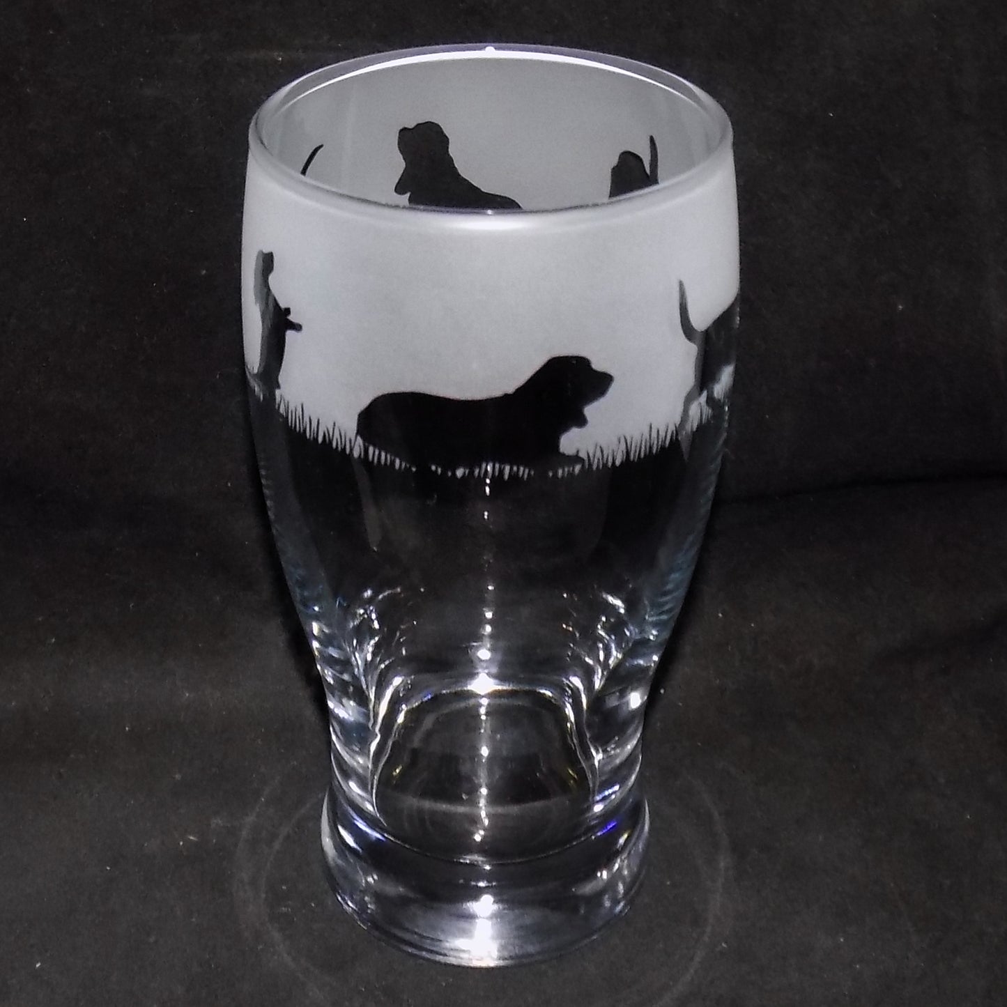 Basset Hound Pint Glass