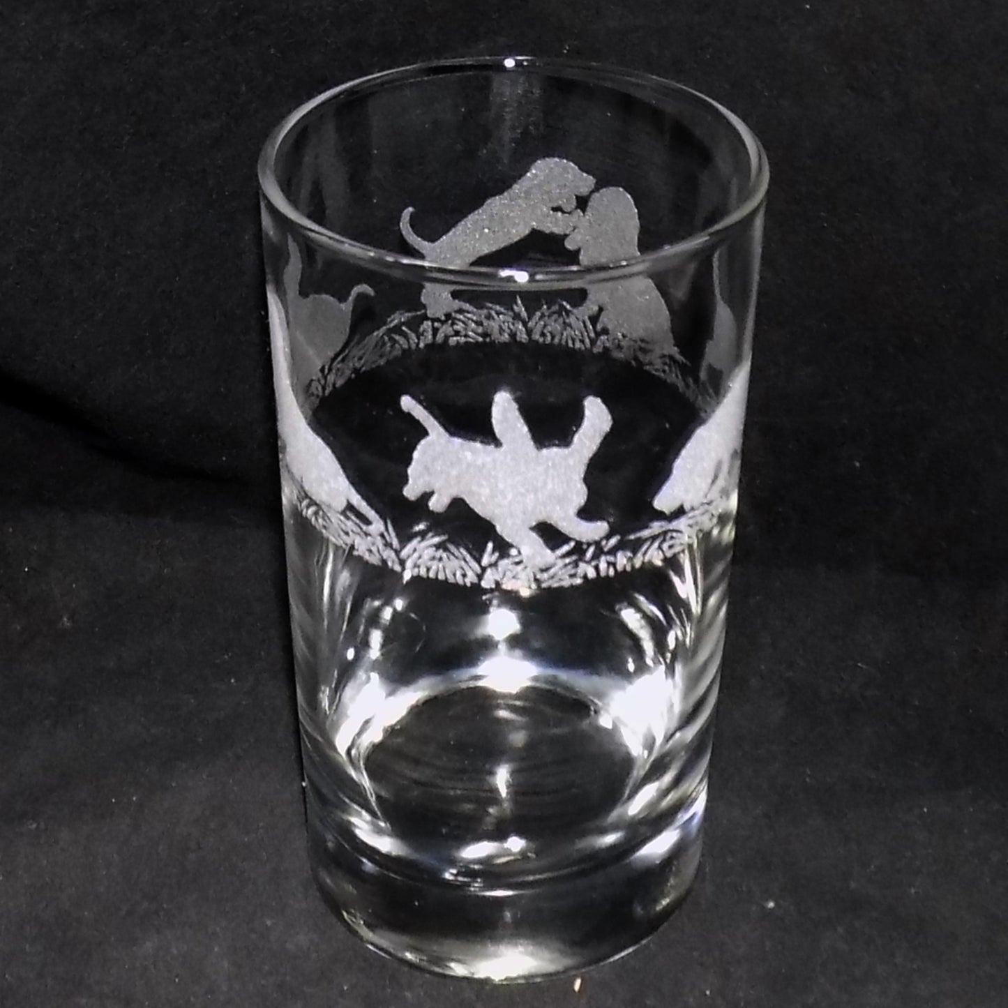 Basset Hound Tall Glass