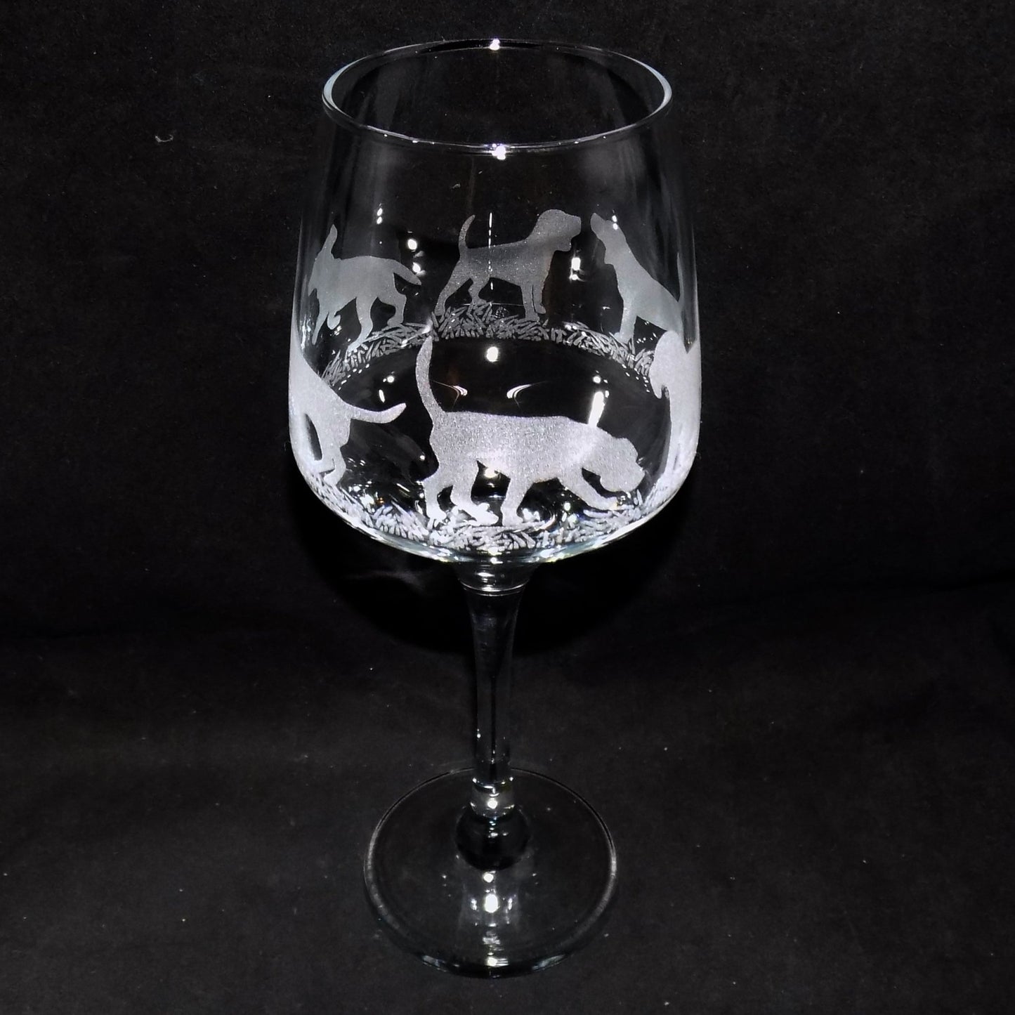 Beagle Stemmed Wine Glass