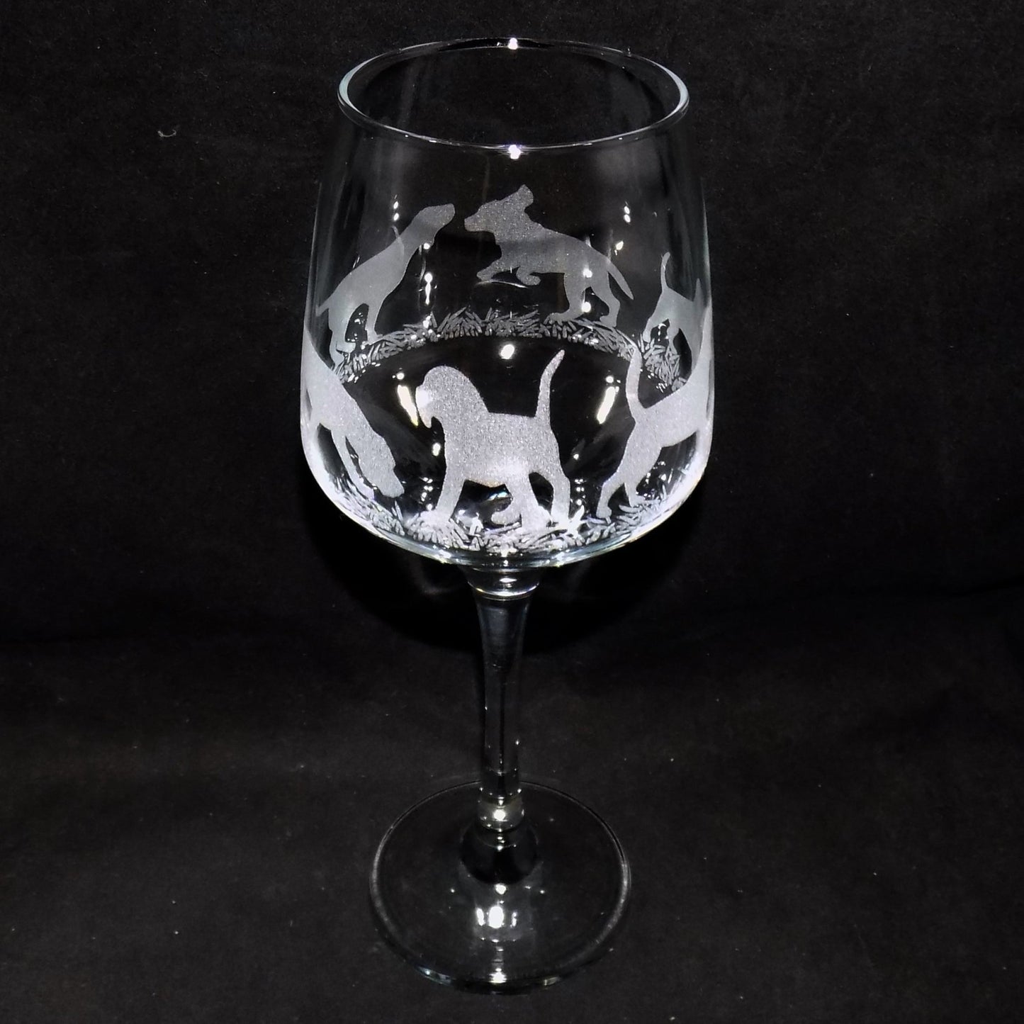 Beagle Stemmed Wine Glass