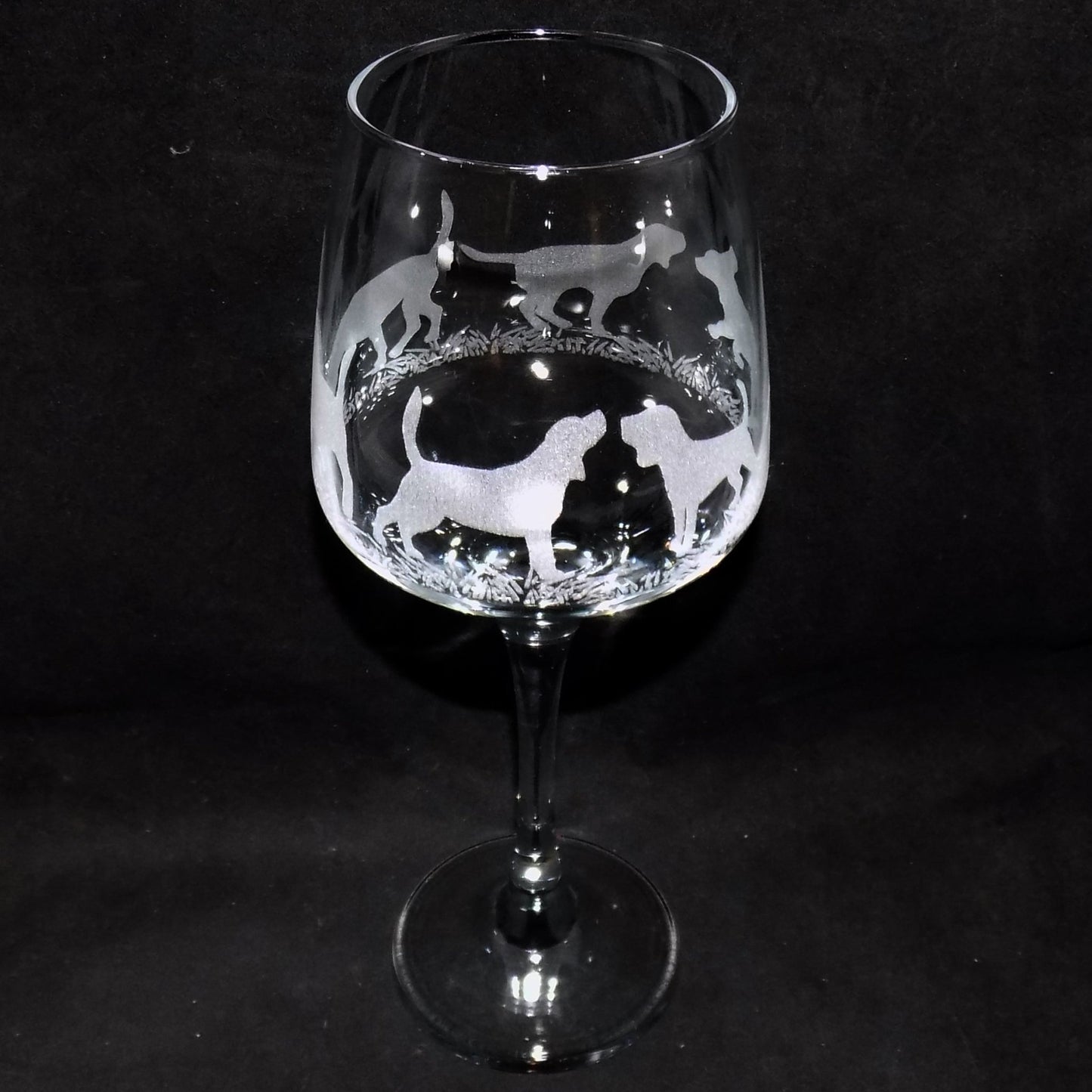Beagle Stemmed Wine Glass