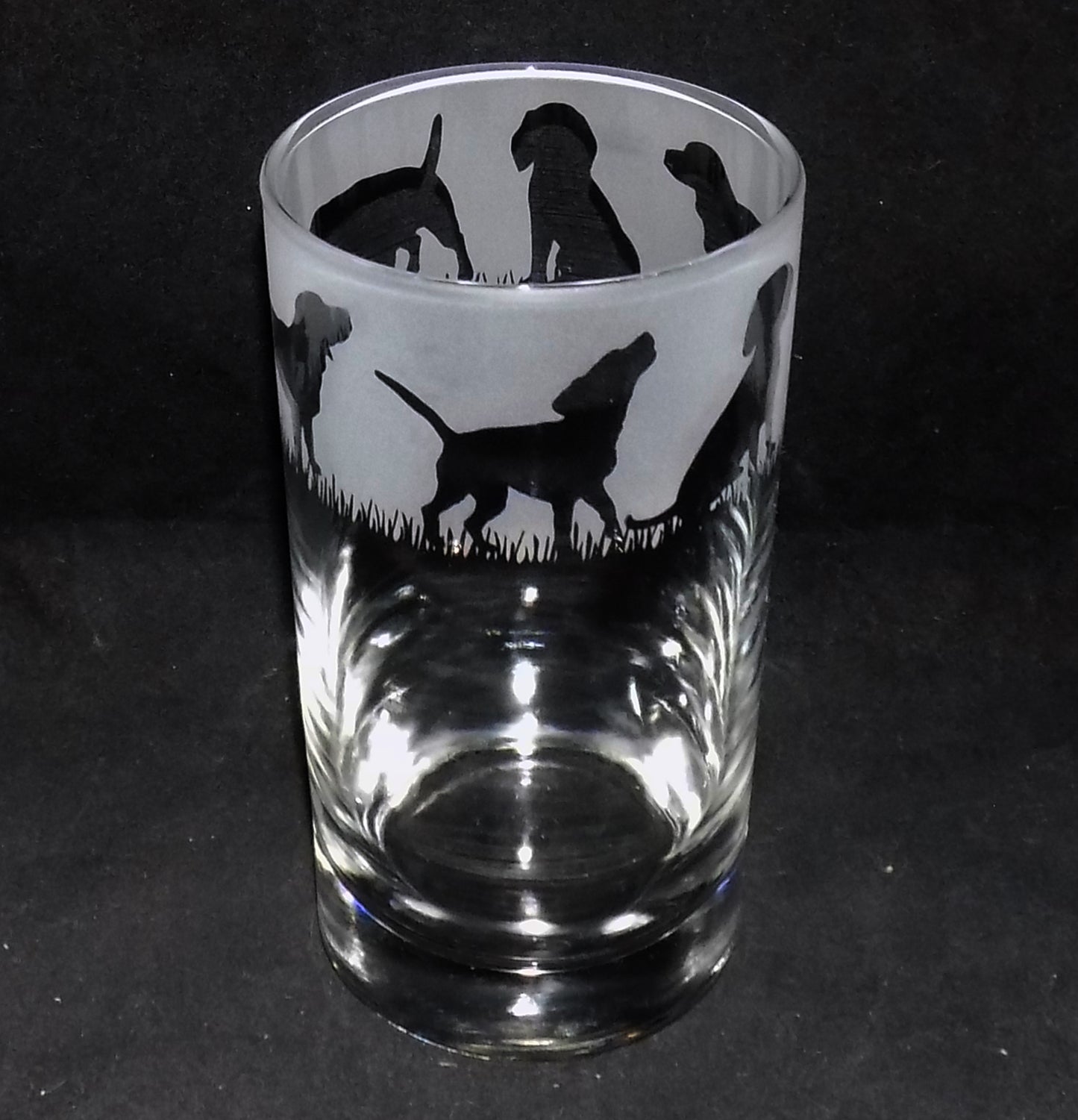 Beagle Tall Glass