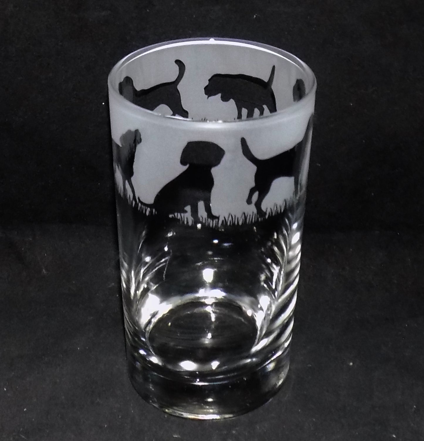 Beagle Tall Glass