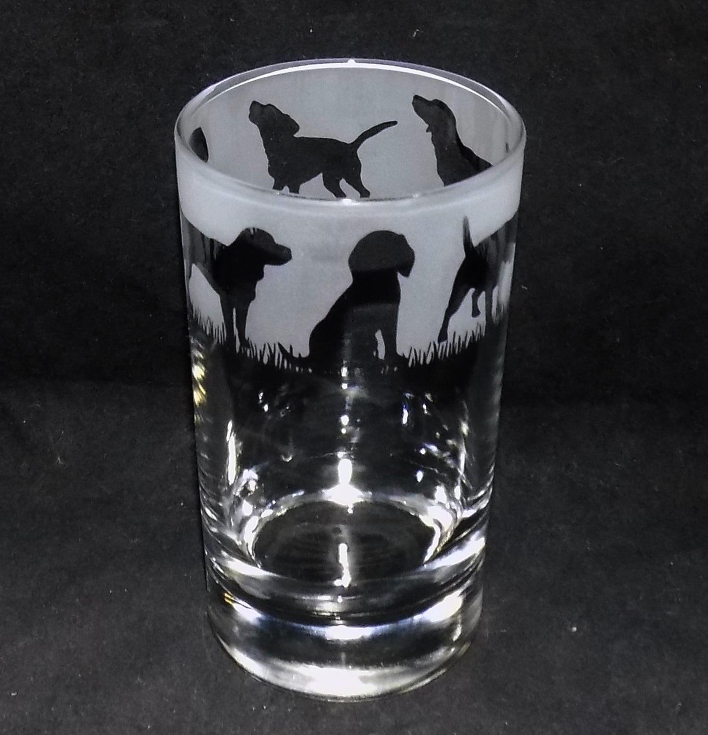 Beagle Tall Glass