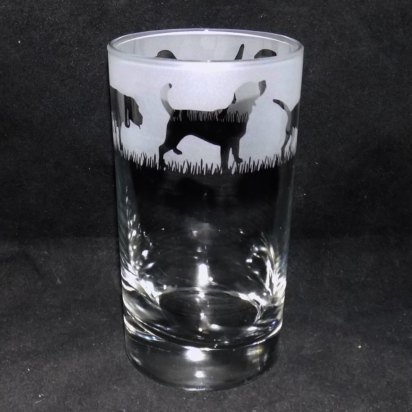 Beagle Tall Glass