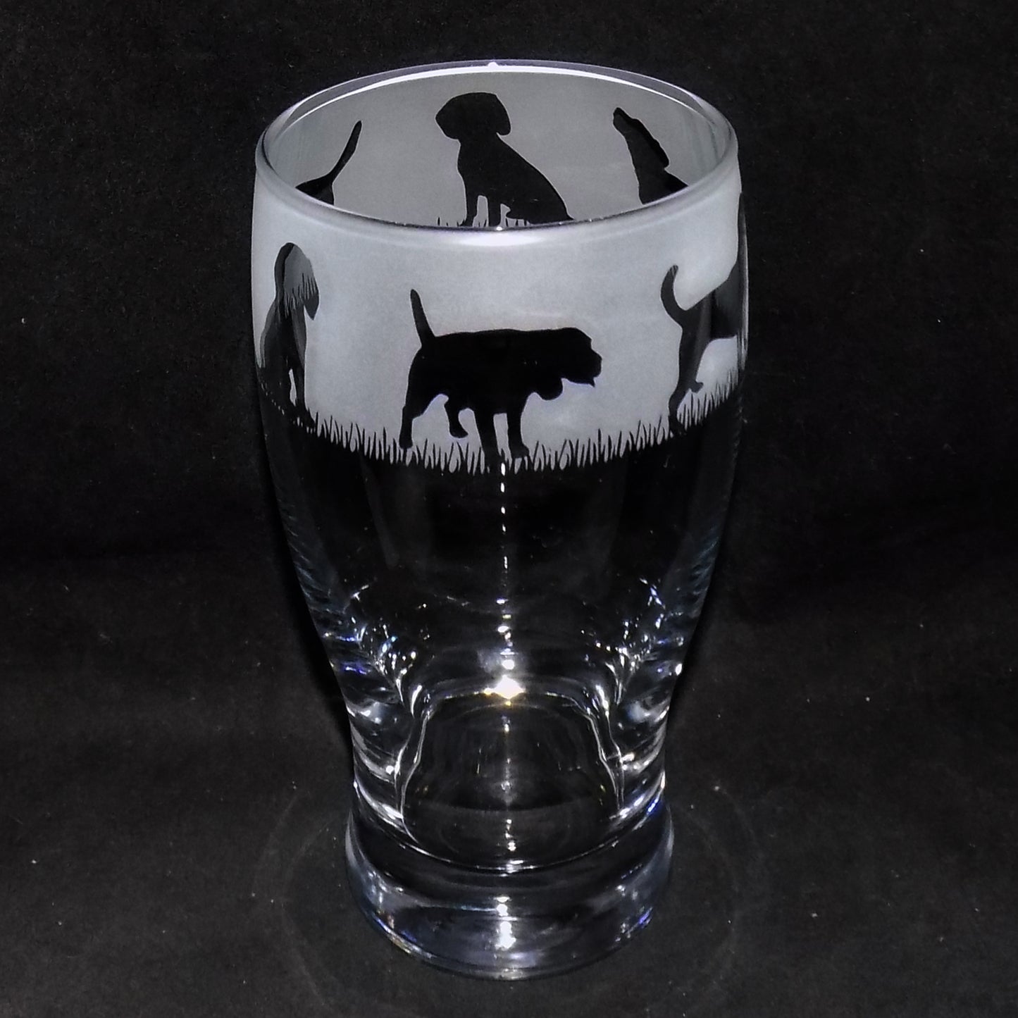 Beagle Pint Glass