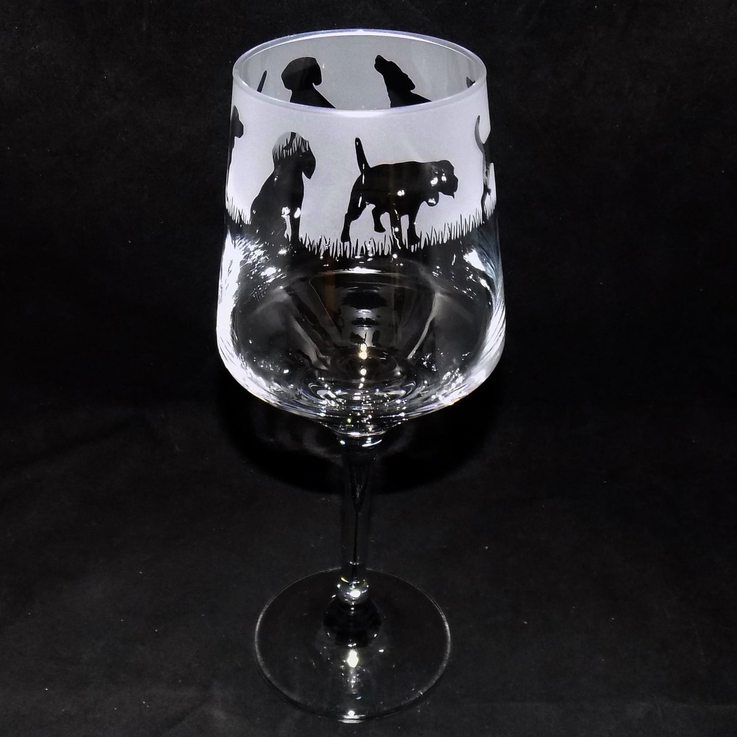 Beagle Stemmed Wine Glass