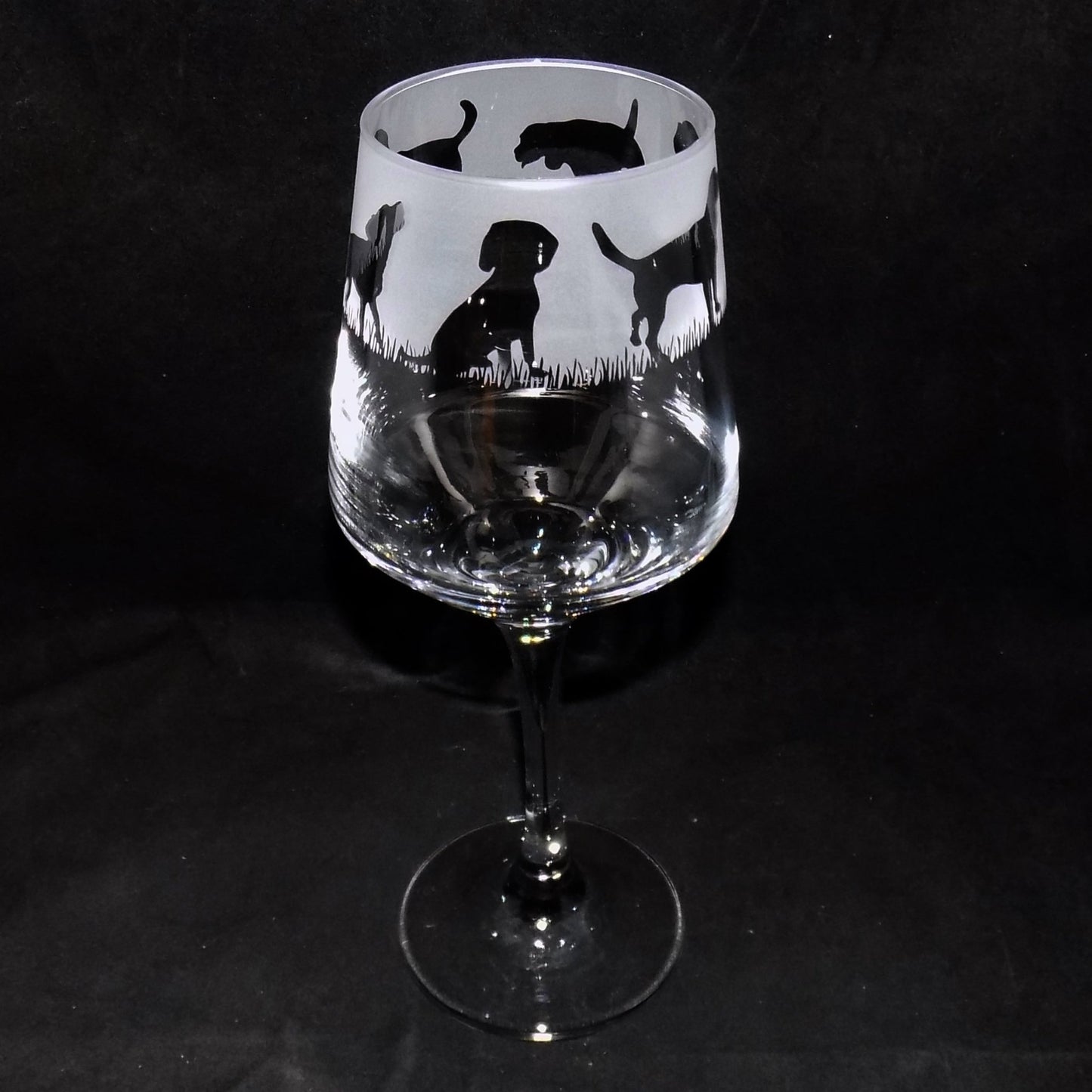 Beagle Stemmed Wine Glass
