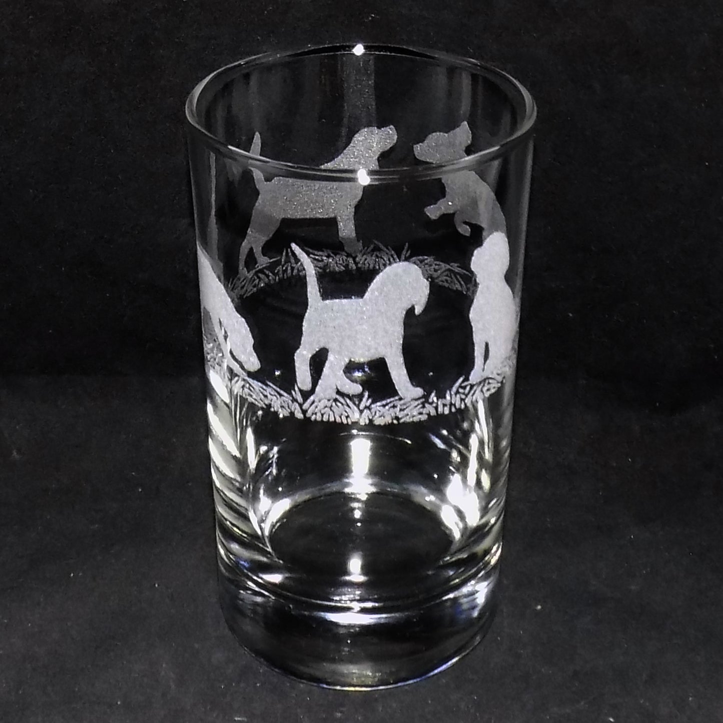 Beagle Tall Glass