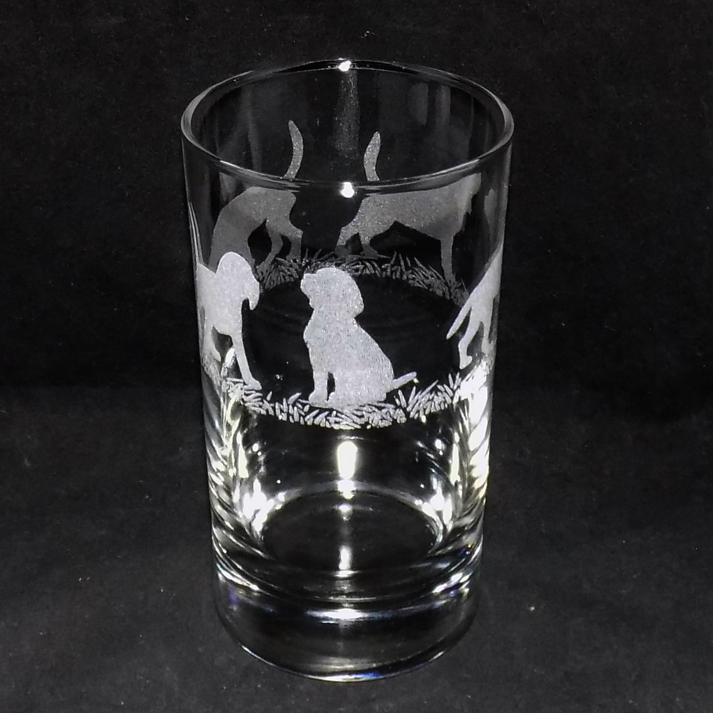 Beagle Tall Glass
