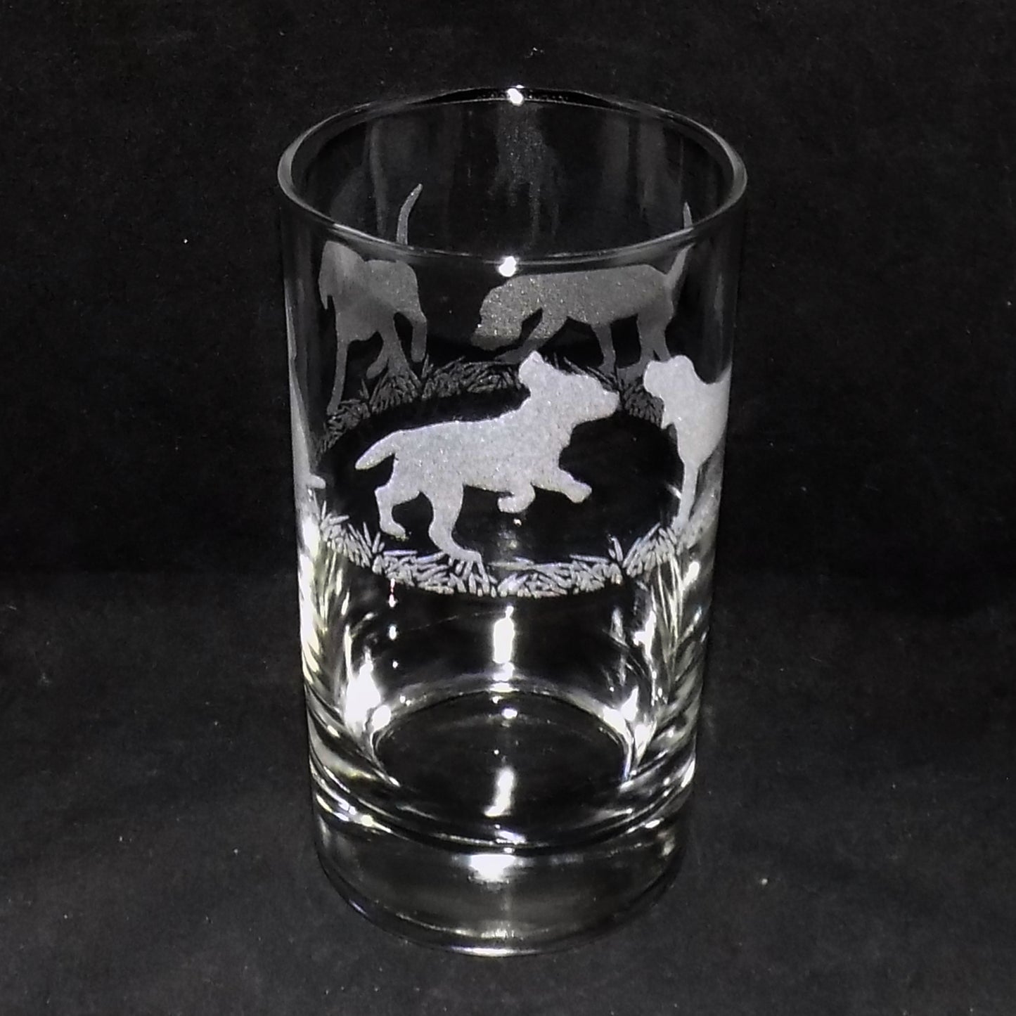 Beagle Tall Glass