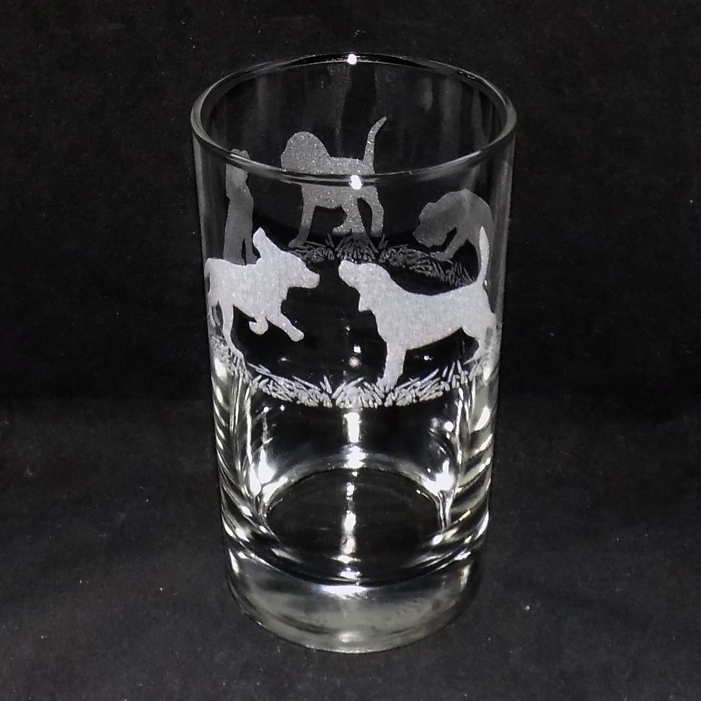 Beagle Tall Glass