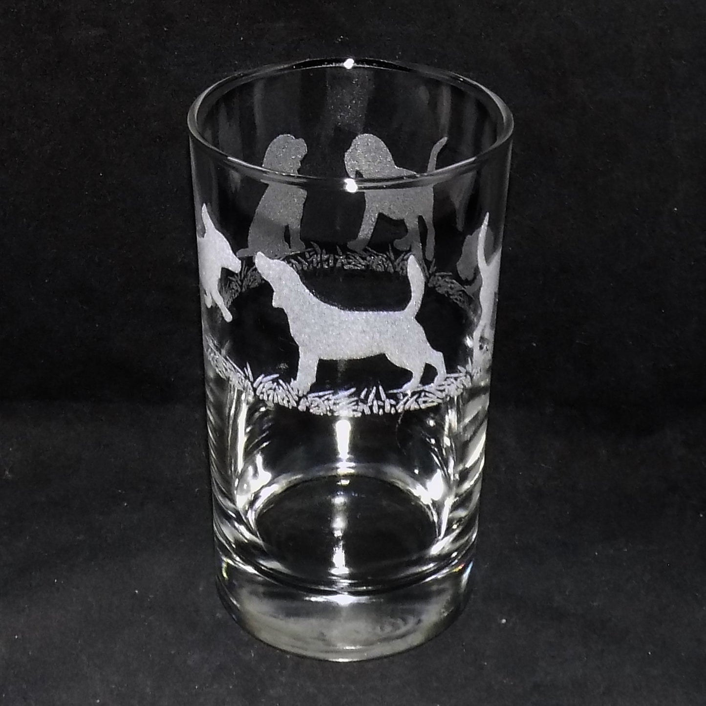 Beagle Tall Glass