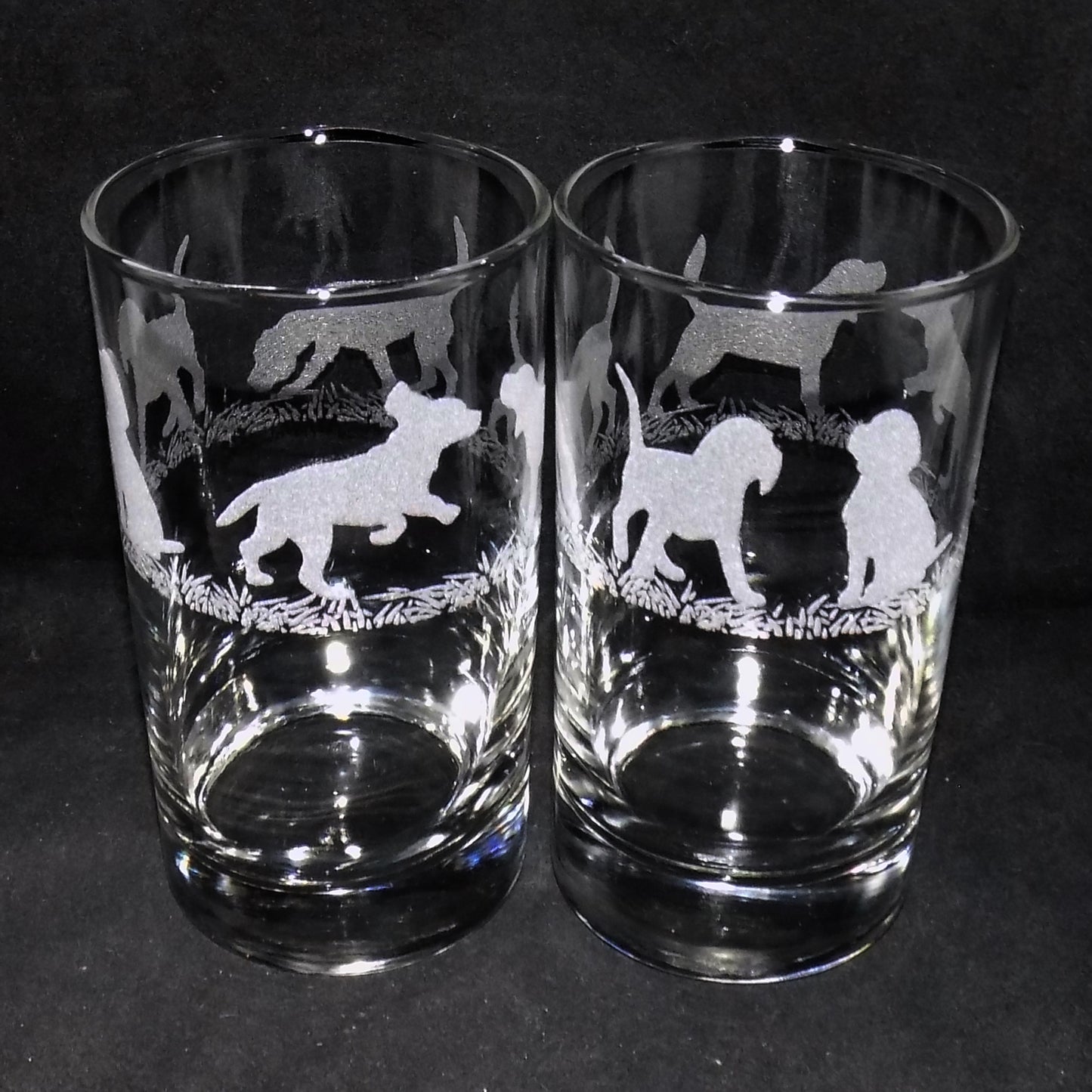 Beagle Tall Glass