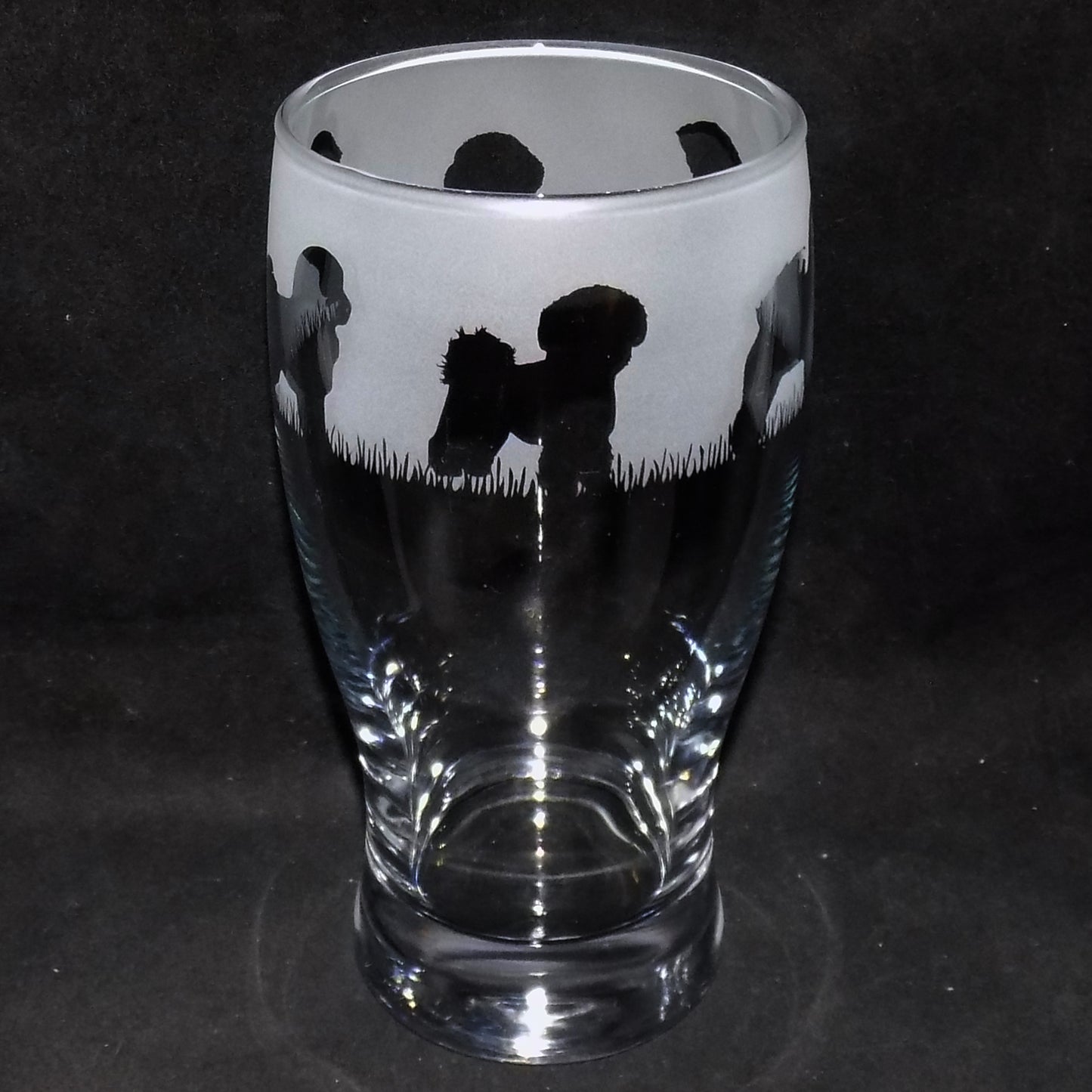 Bichon Frise Pint Glass
