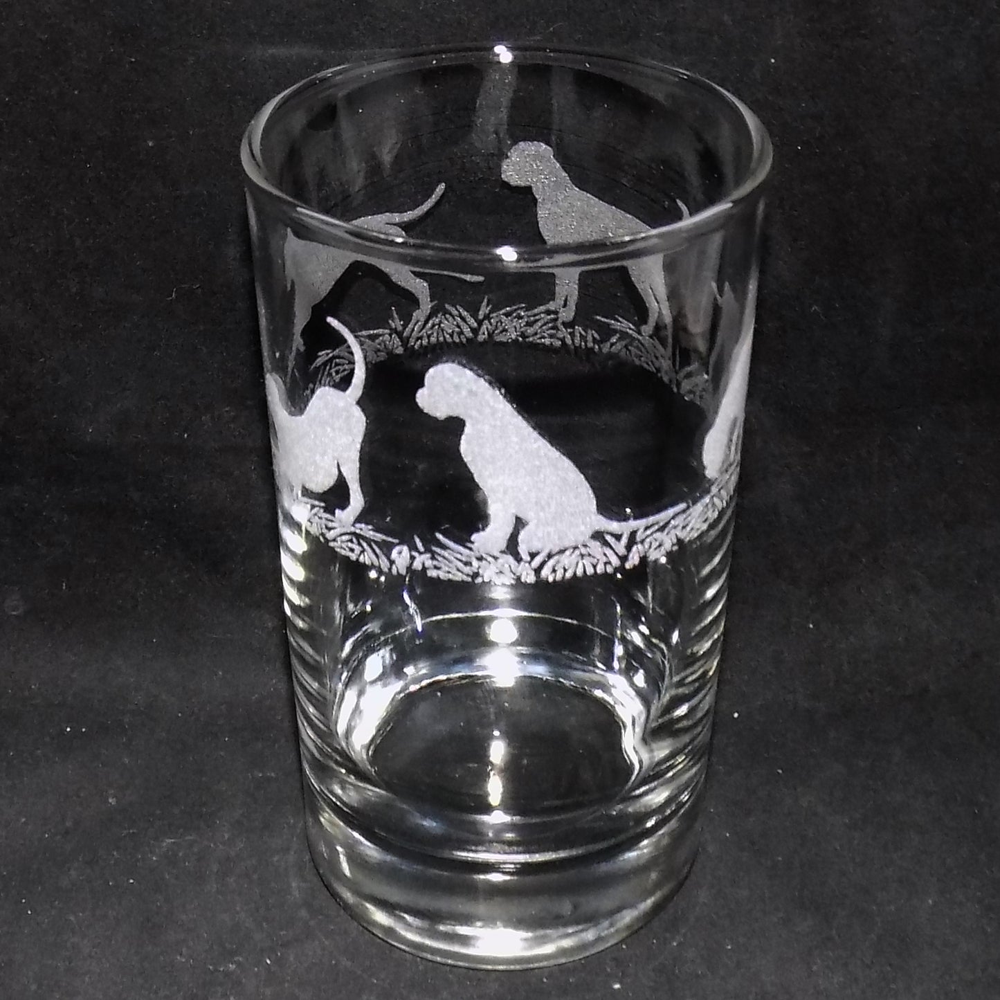Boxer Dog Tall Glass