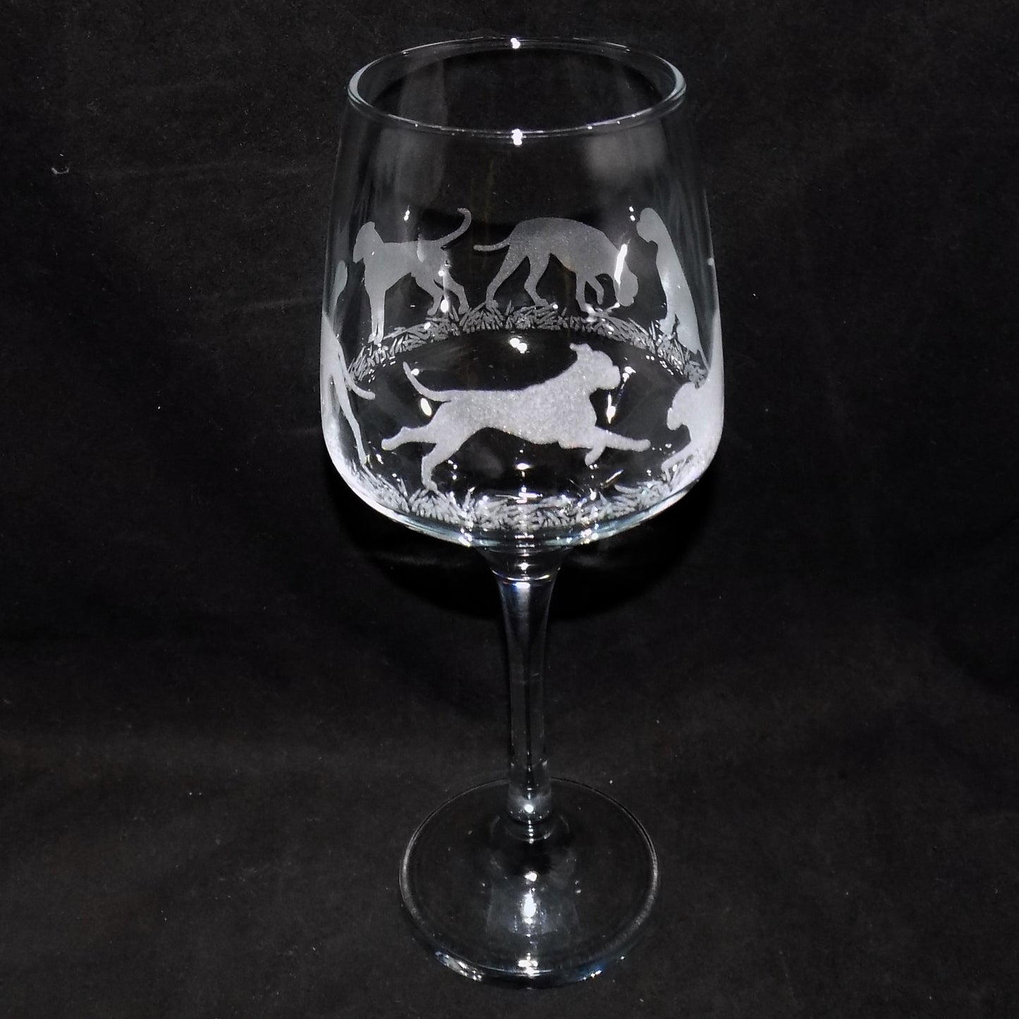 Boxer Dog Stemmed Wine Glass