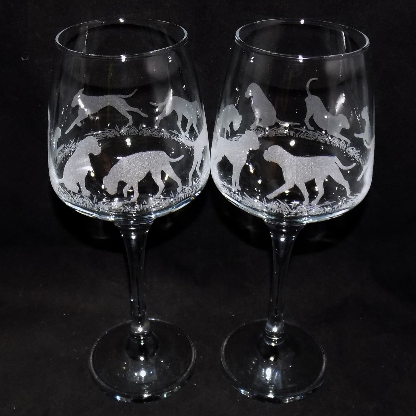 Boxer Dog Stemmed Wine Glass