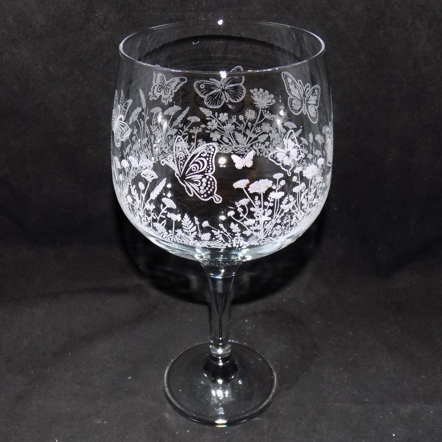 Butterfly Meadow Gin Glass