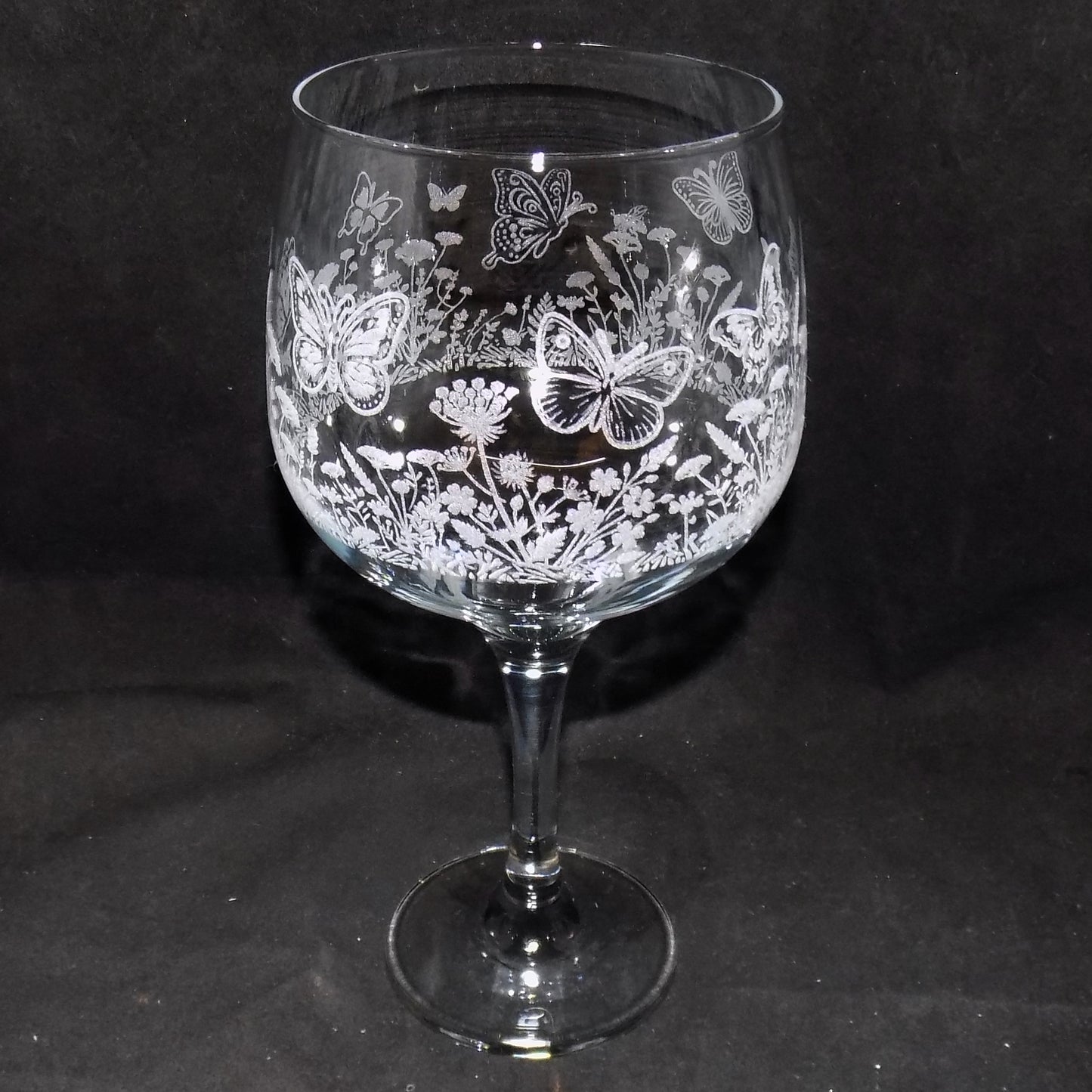 Butterfly Meadow Gin Glass