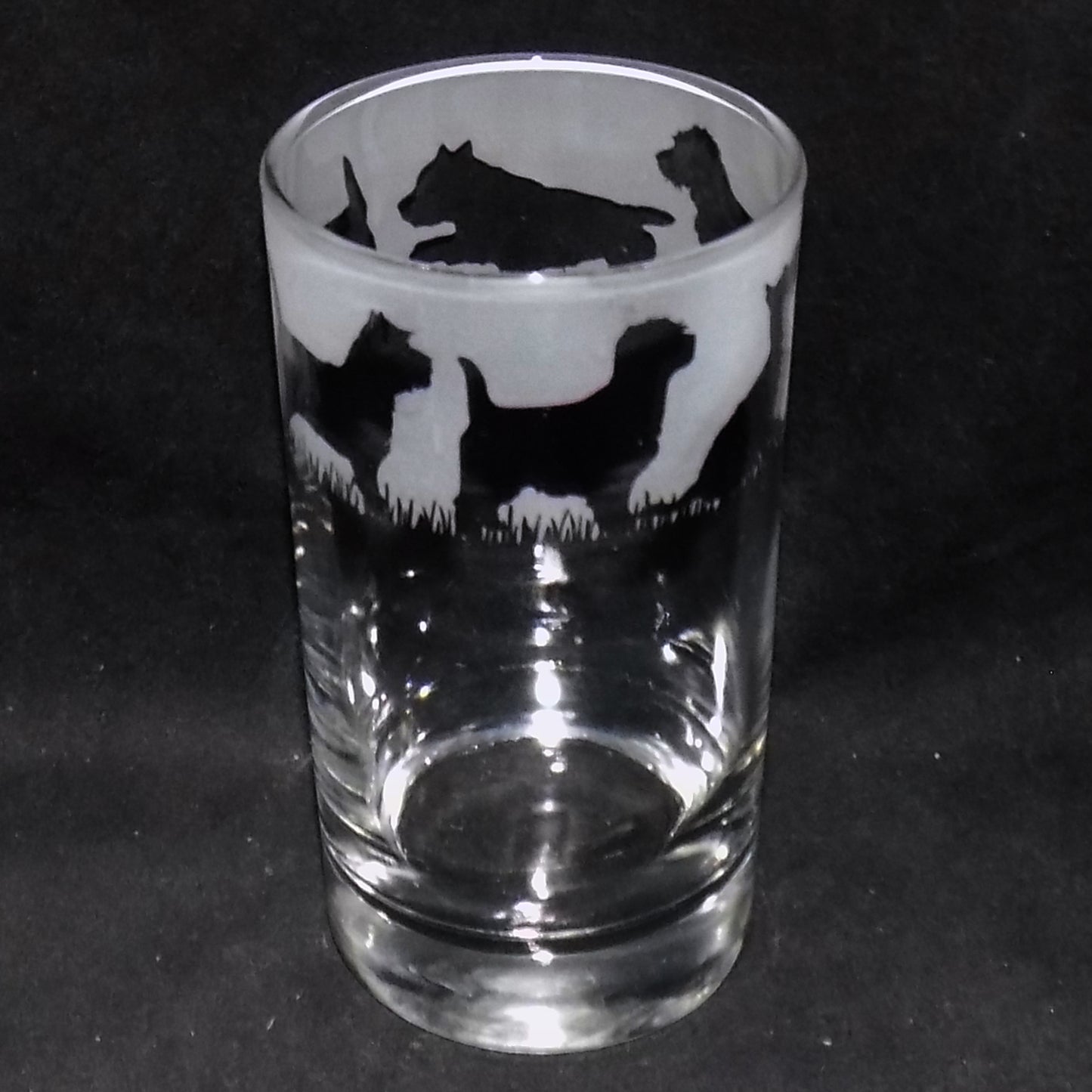 Cairn Terrier Tall Glass