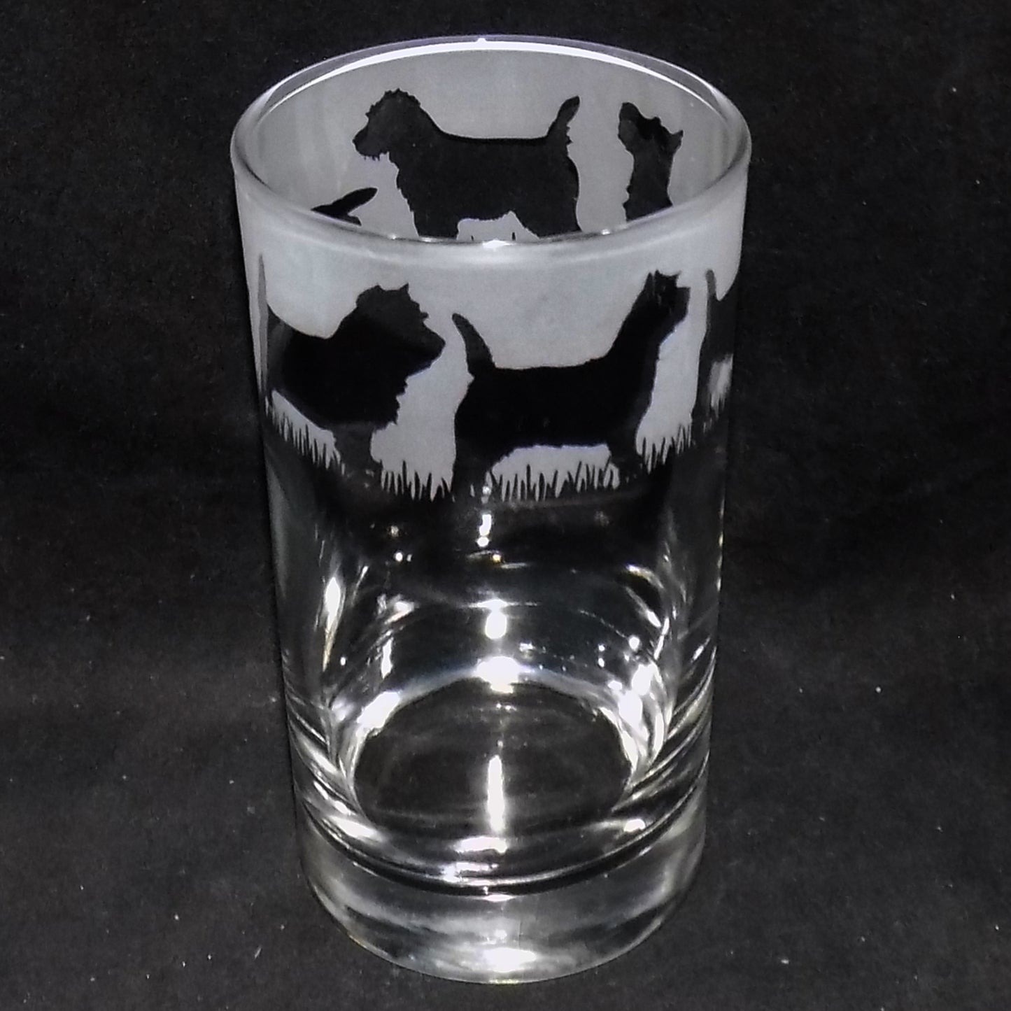 Cairn Terrier Tall Glass