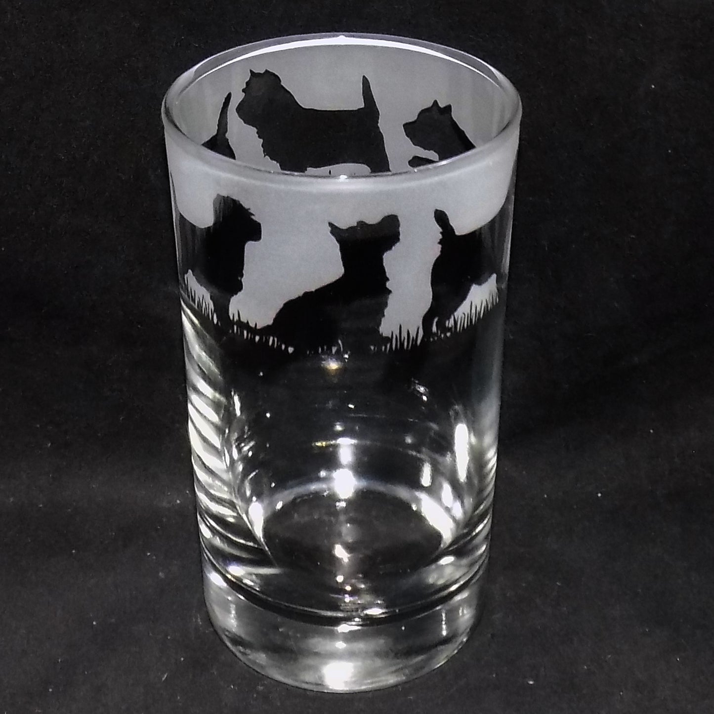 Cairn Terrier Tall Glass
