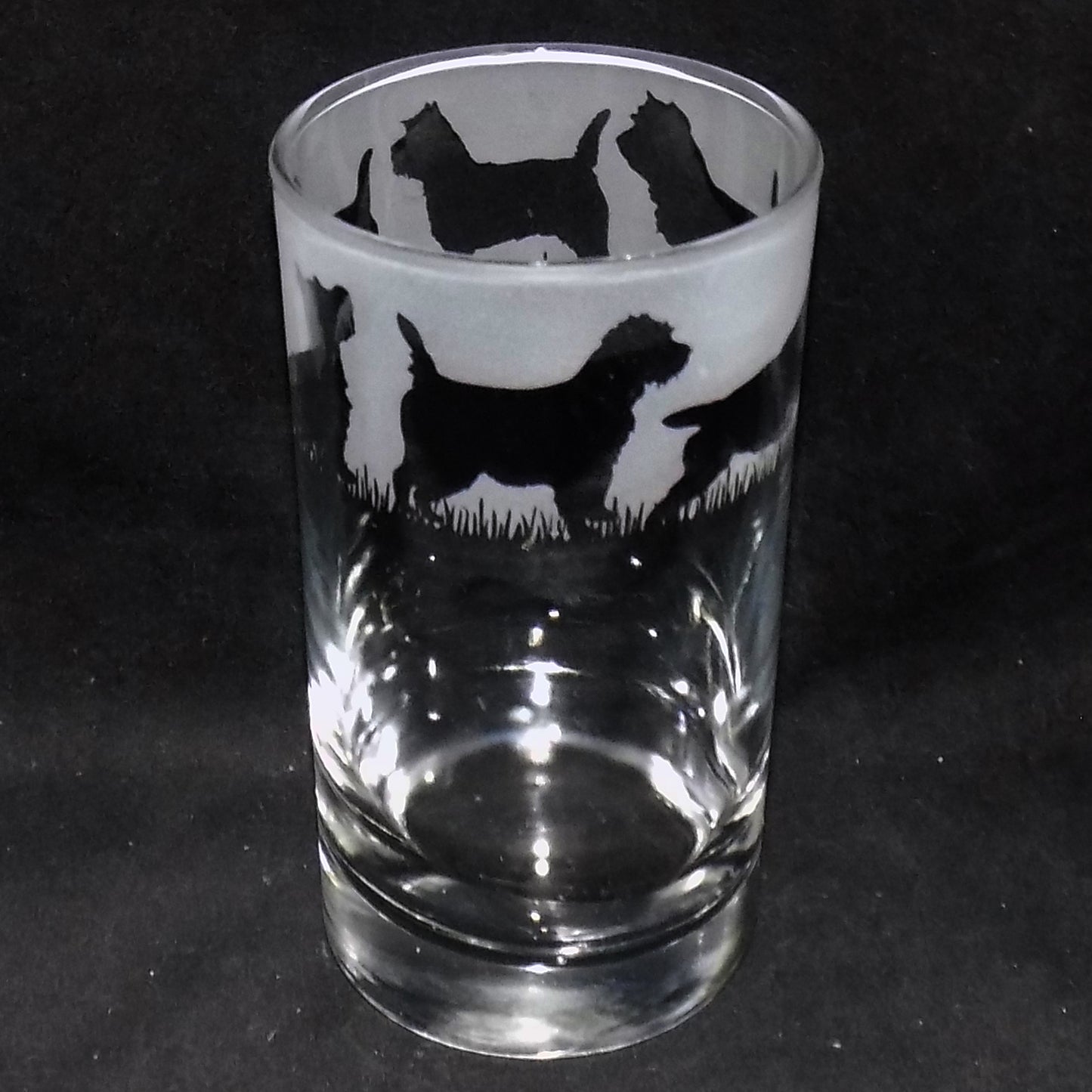 Cairn Terrier Tall Glass