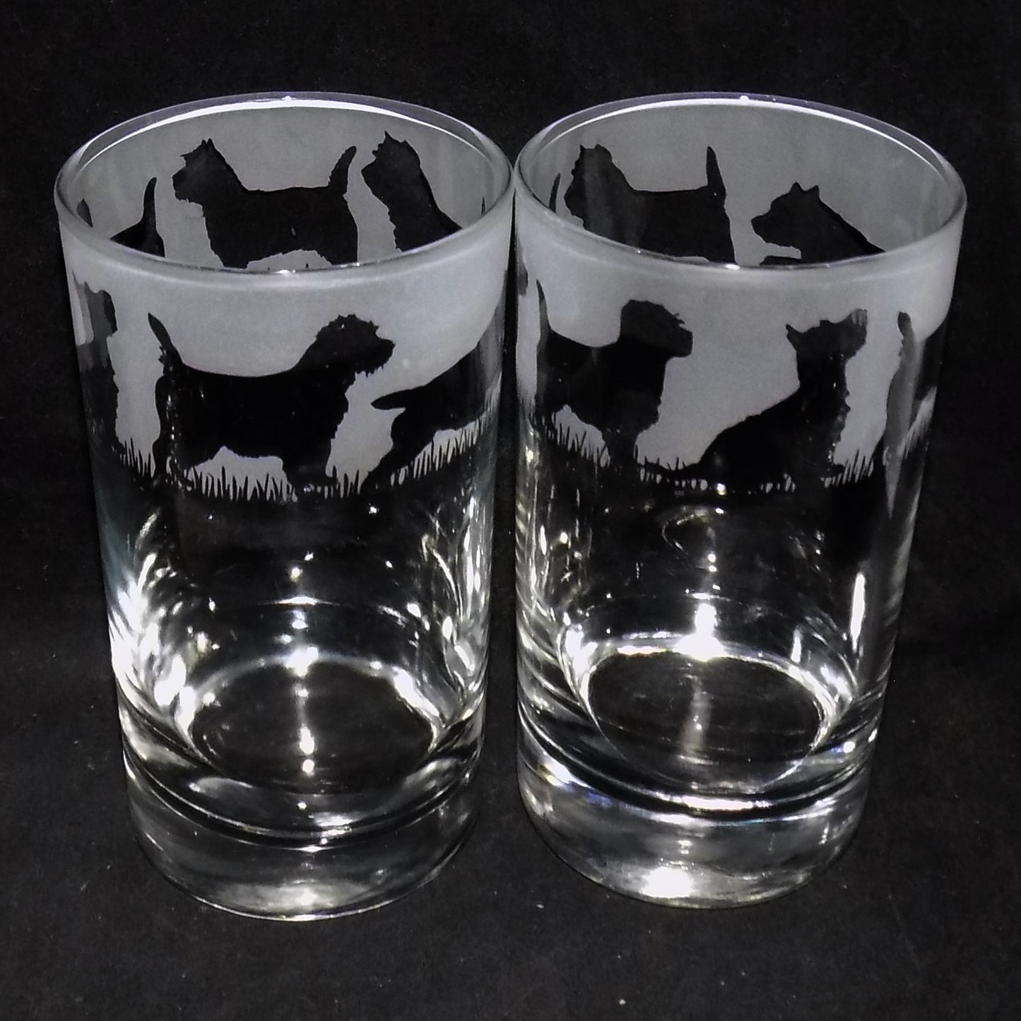 Cairn Terrier Tall Glass