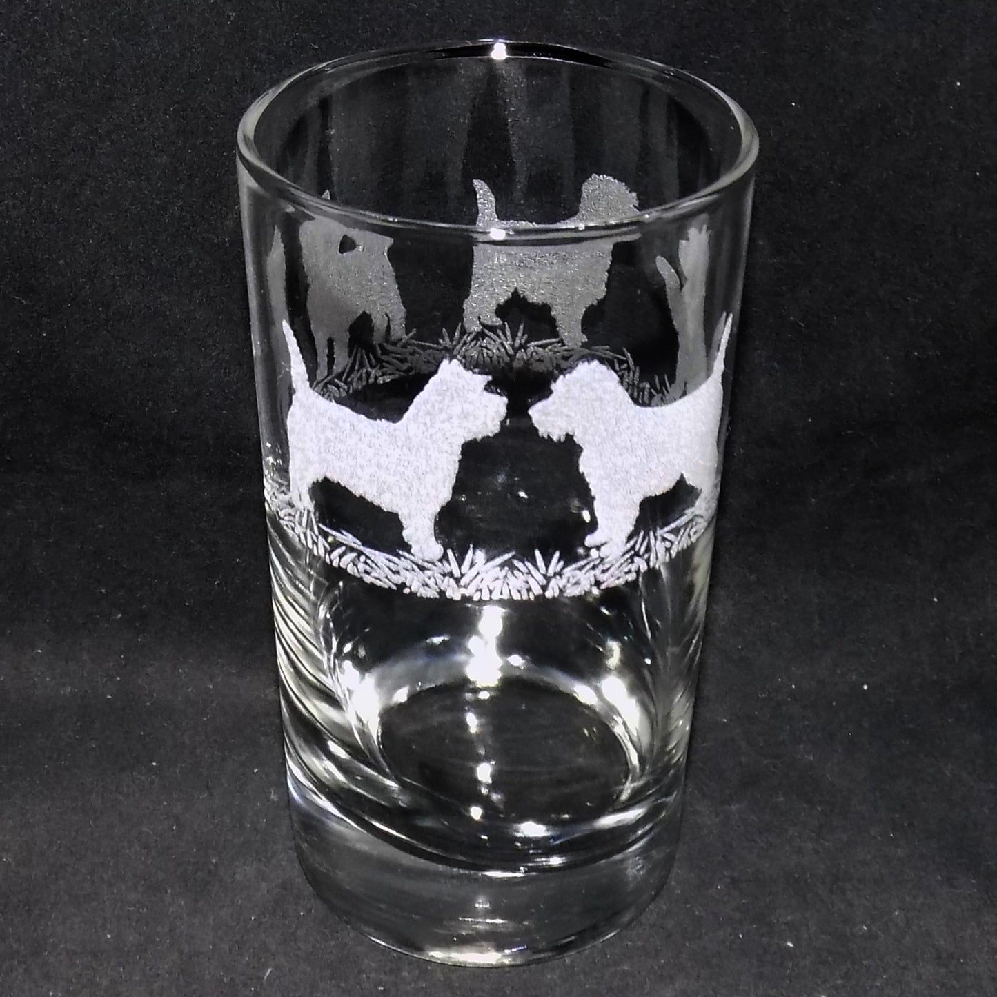 Cairn Terrier Tall Glass