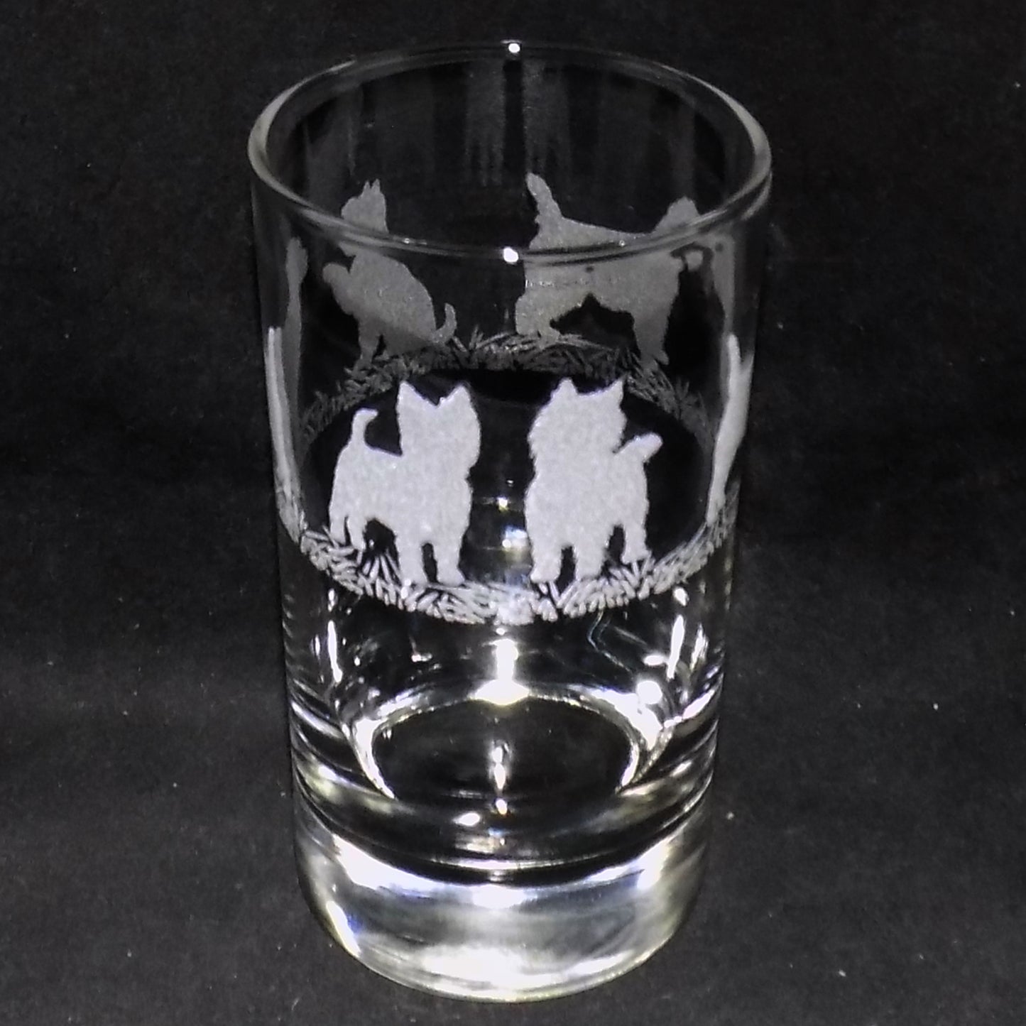 Cairn Terrier Tall Glass