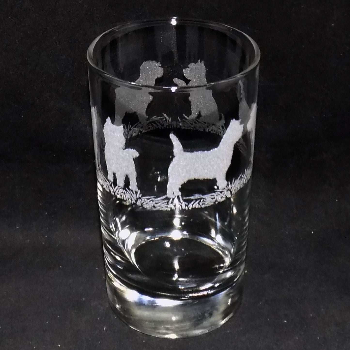 Cairn Terrier Tall Glass