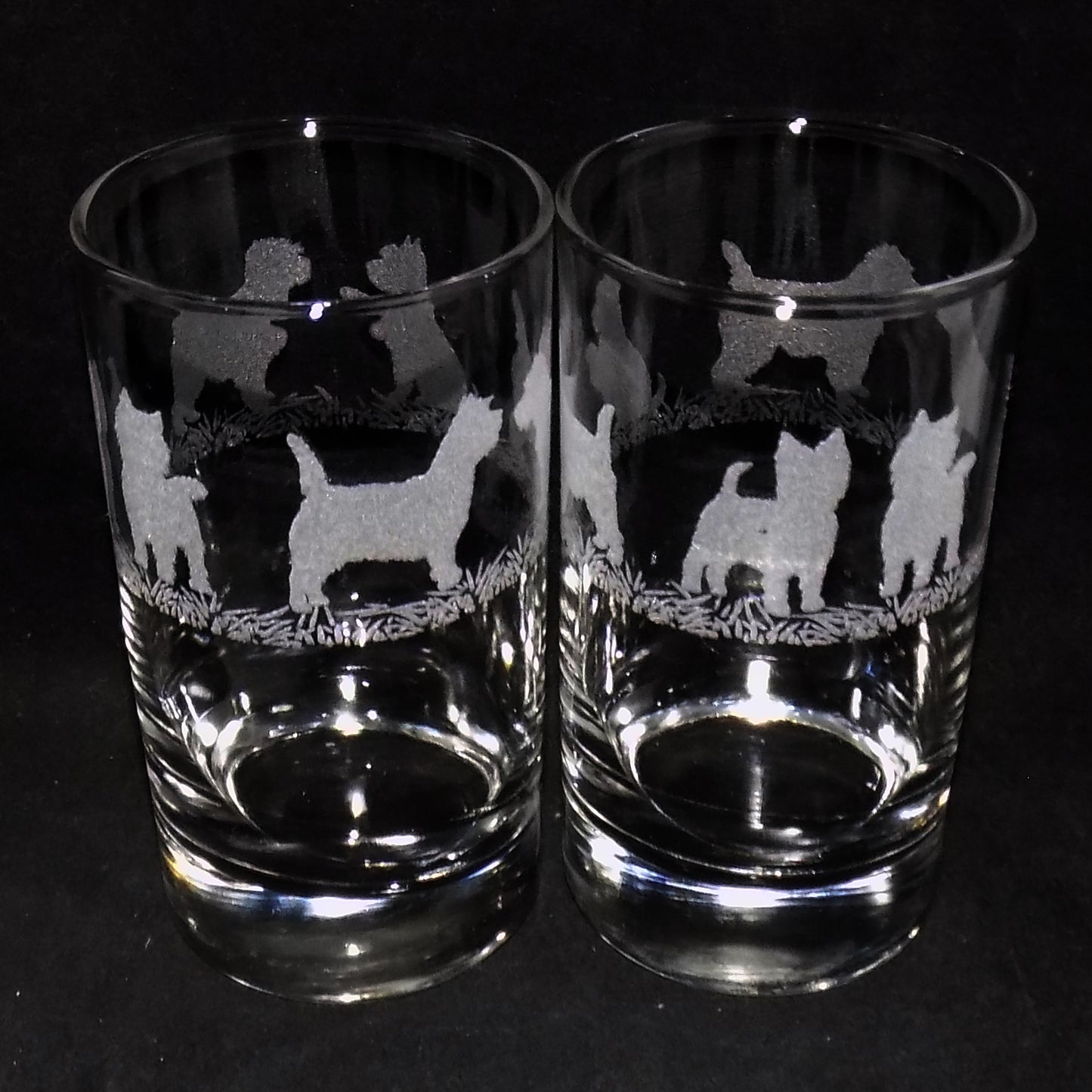Cairn Terrier Tall Glass