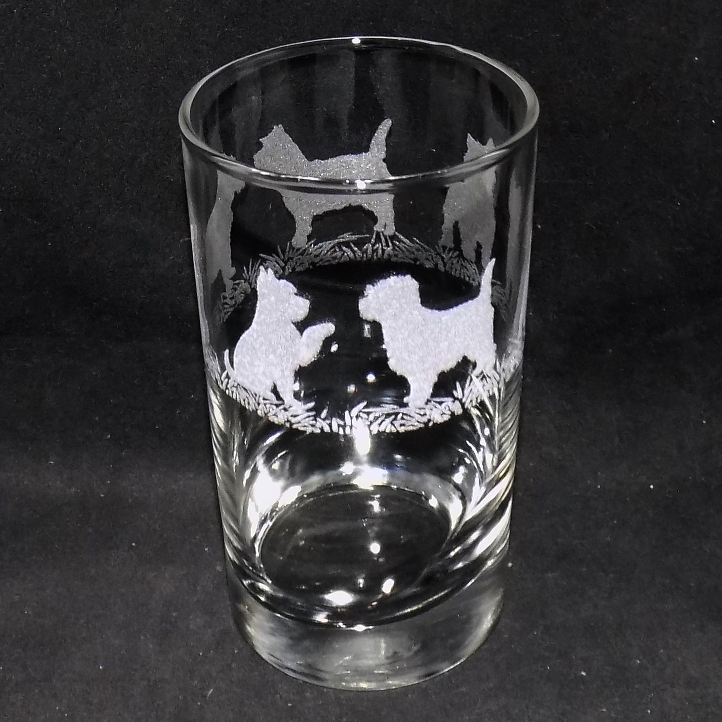 Cairn Terrier Tall Glass