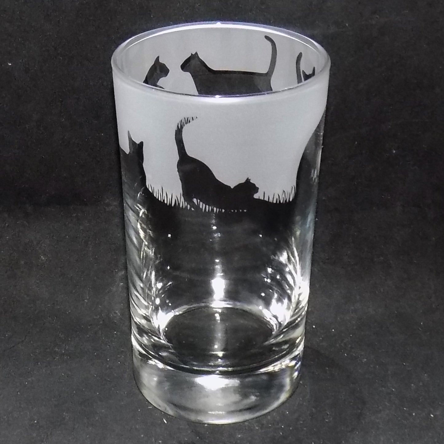 Cat Tall Glass