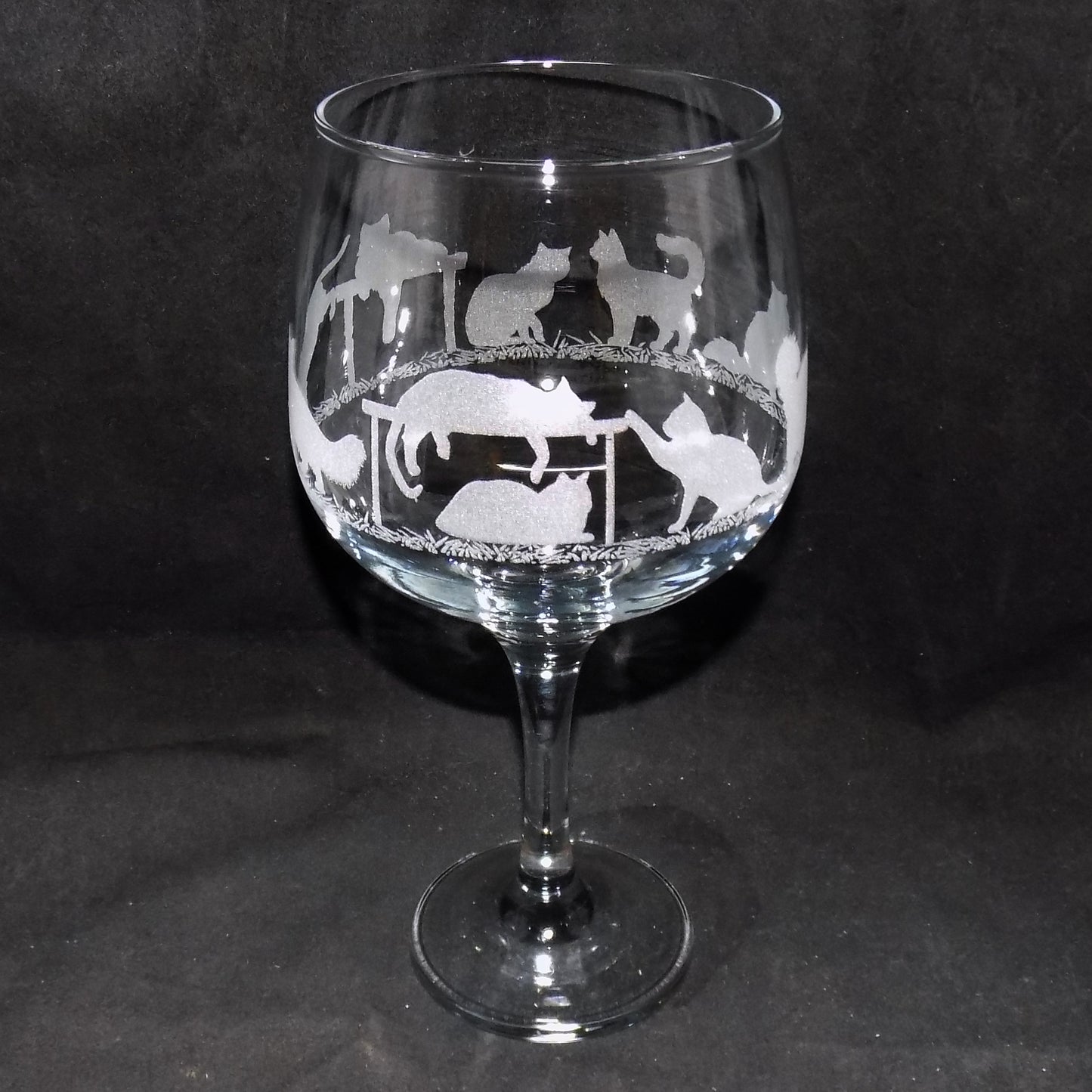 Cat Gin Glass