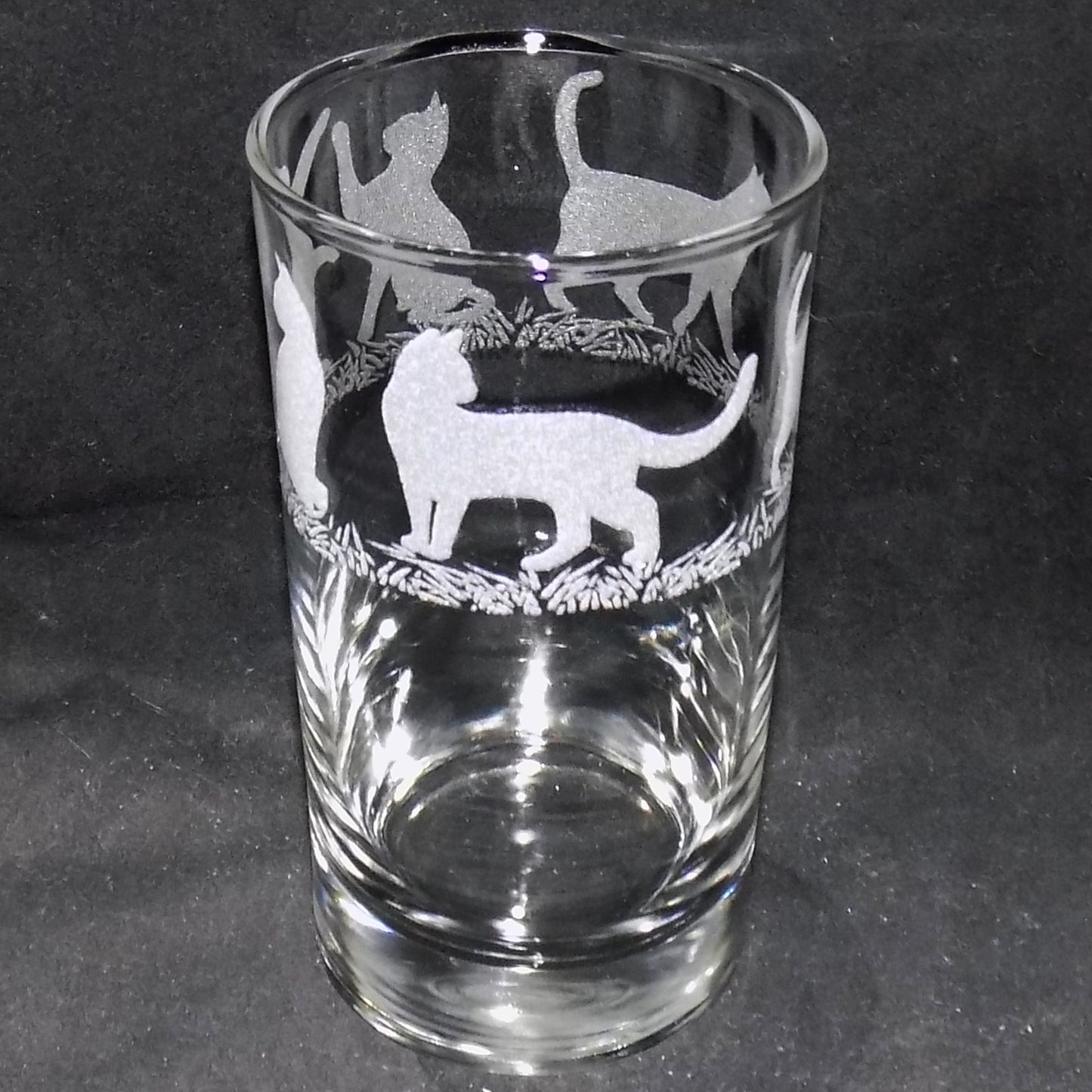 Cat Tall Glass