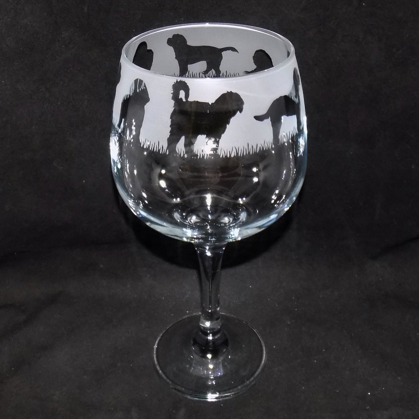 Cockapoo Gin Glass