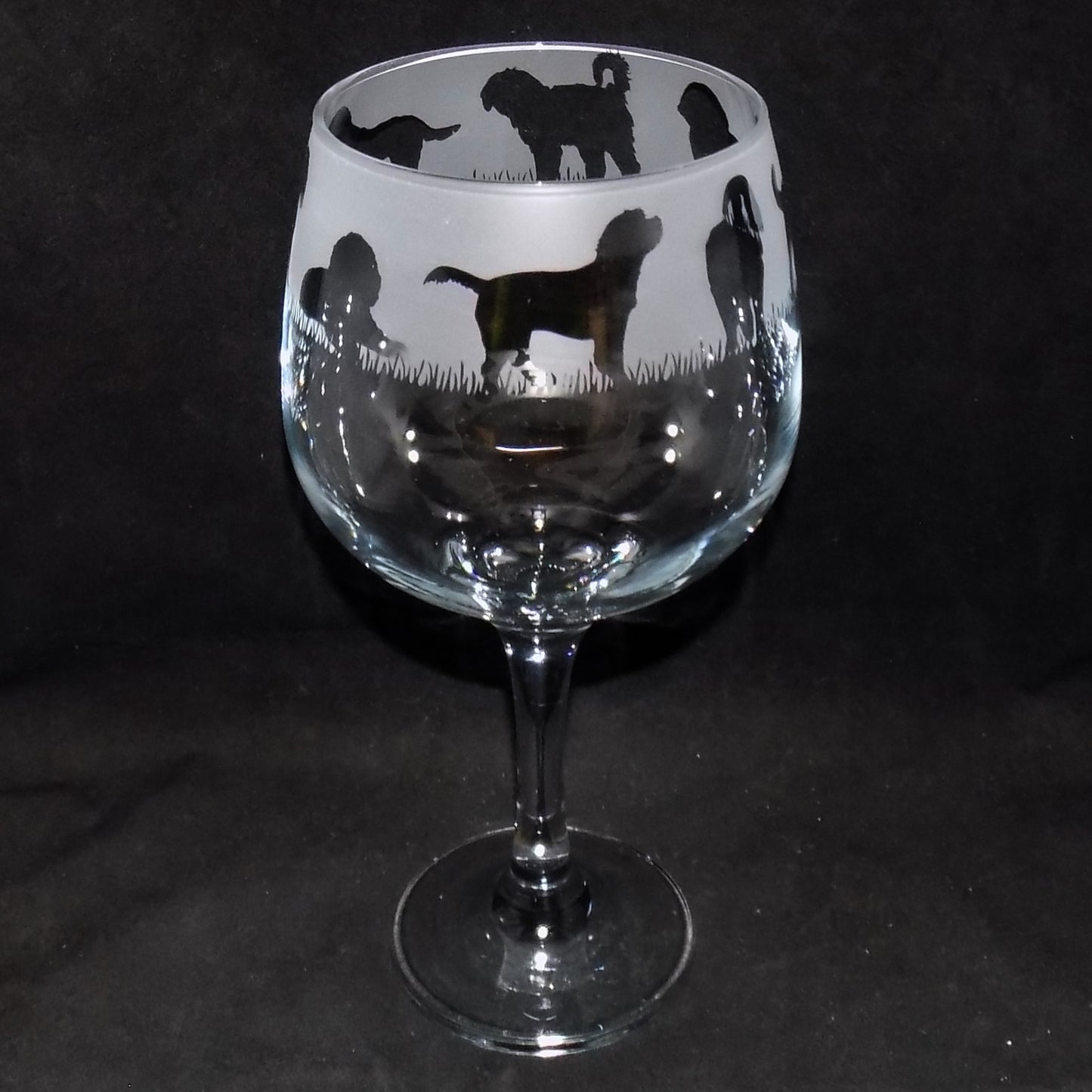 Cockapoo Gin Glass
